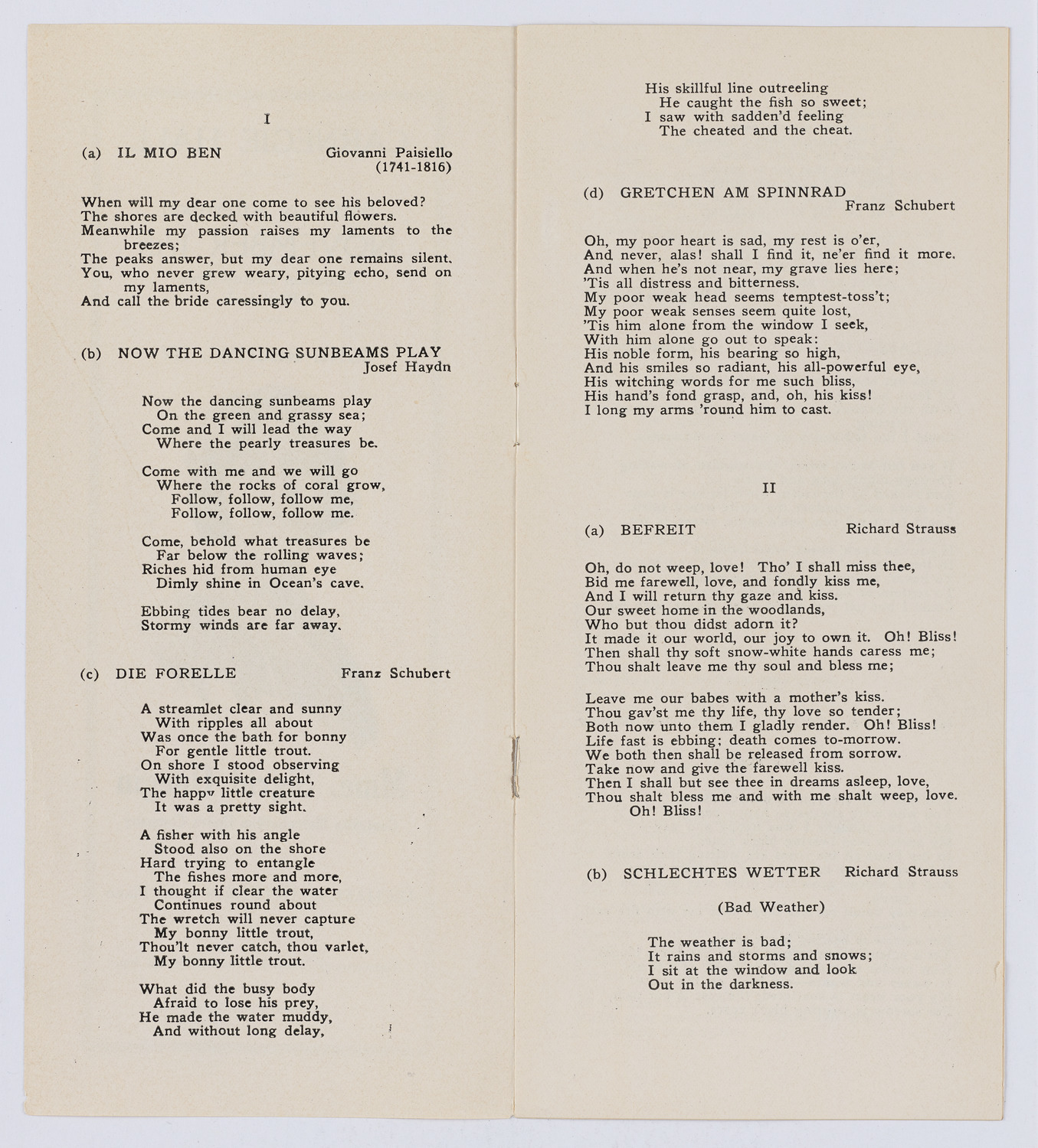 Sigrid Onegin, November 17, 1923