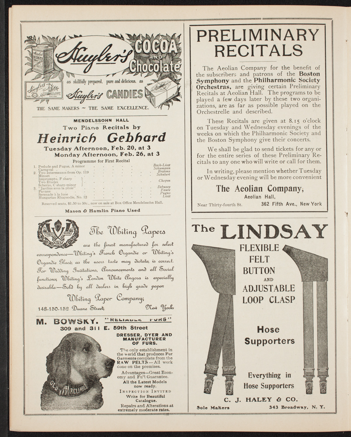 Lecture by Burr McIntosh, February 18, 1906, program page 6