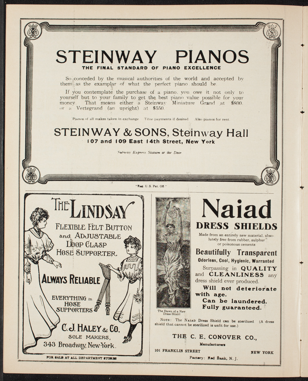 Fannie Bloomfield Zeisler, Piano, February 12, 1908, program page 4