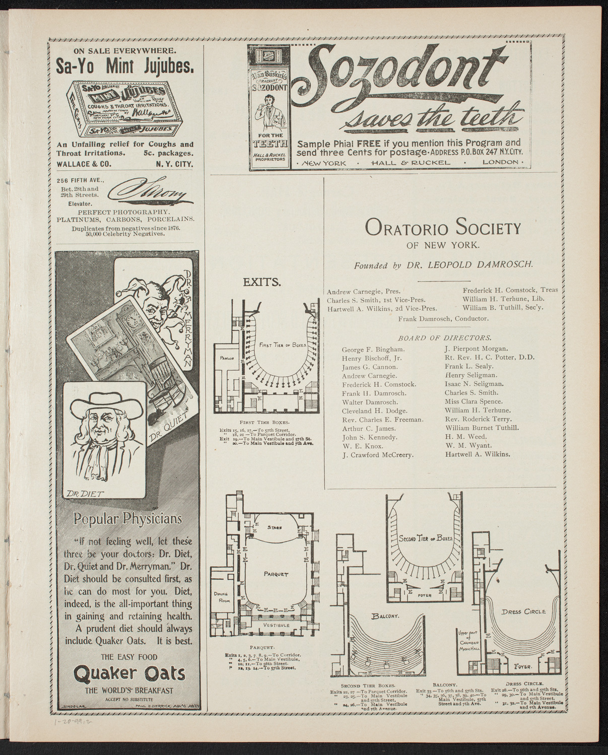 Tribute: Winfield Scott Schley, January 20, 1899, program page 3