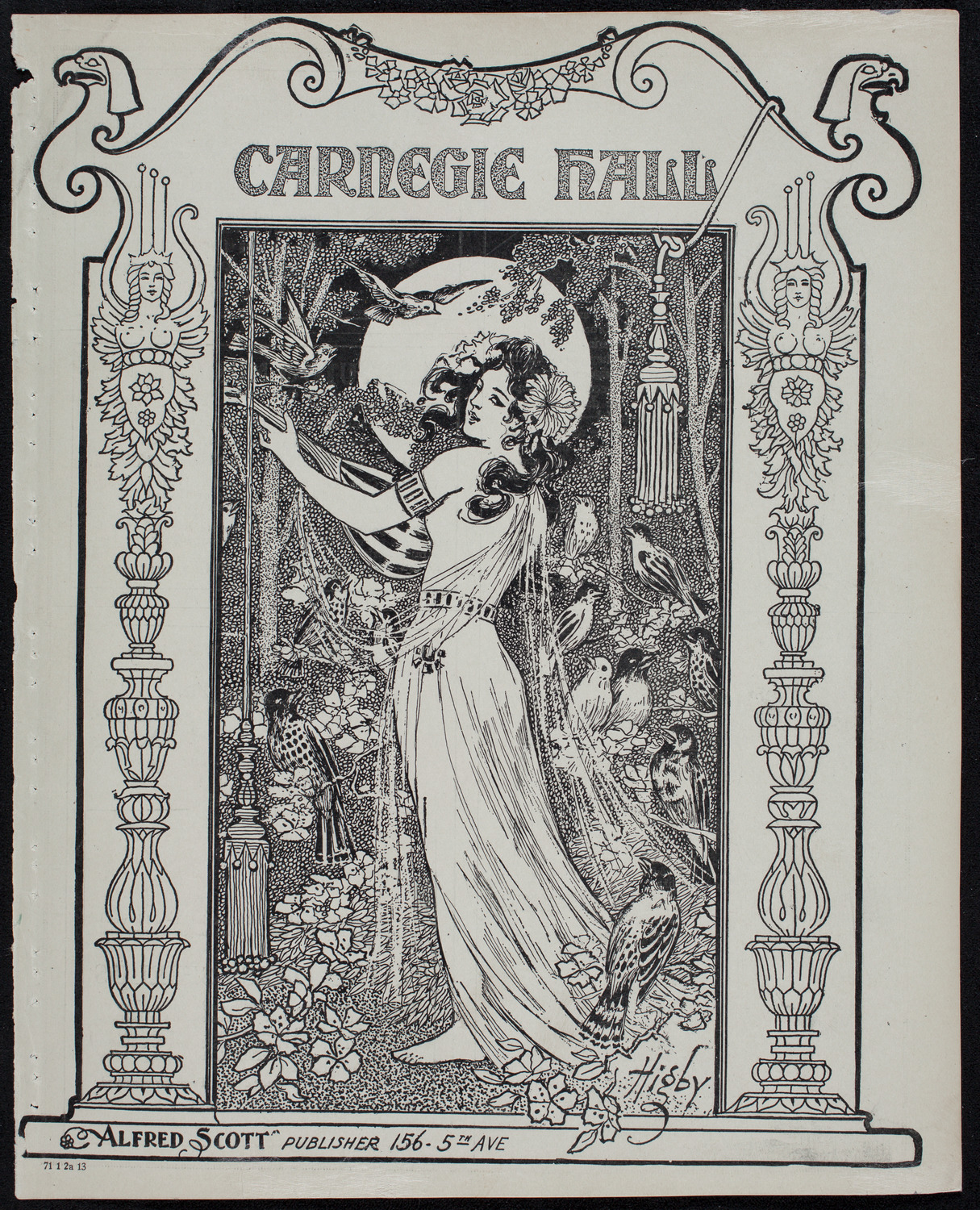 Marcella Sembrich, Soprano, January 2, 1913, program page 1