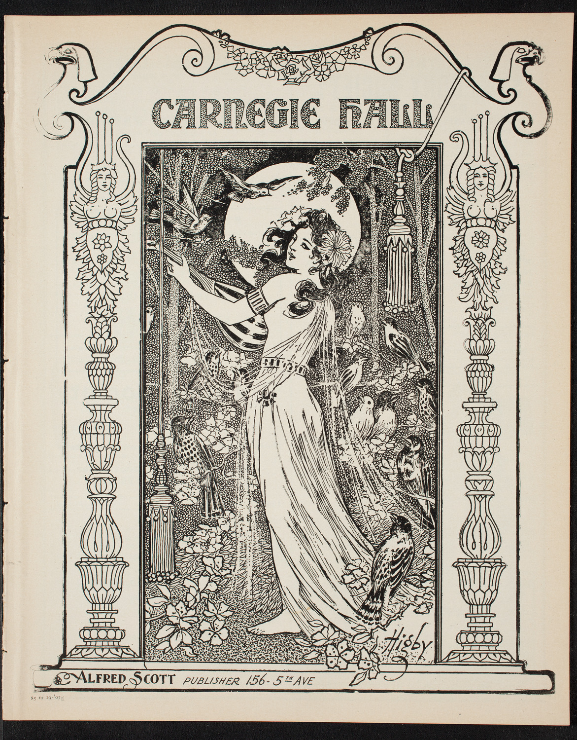 Musical Art Society of New York, December 19, 1907, program page 1