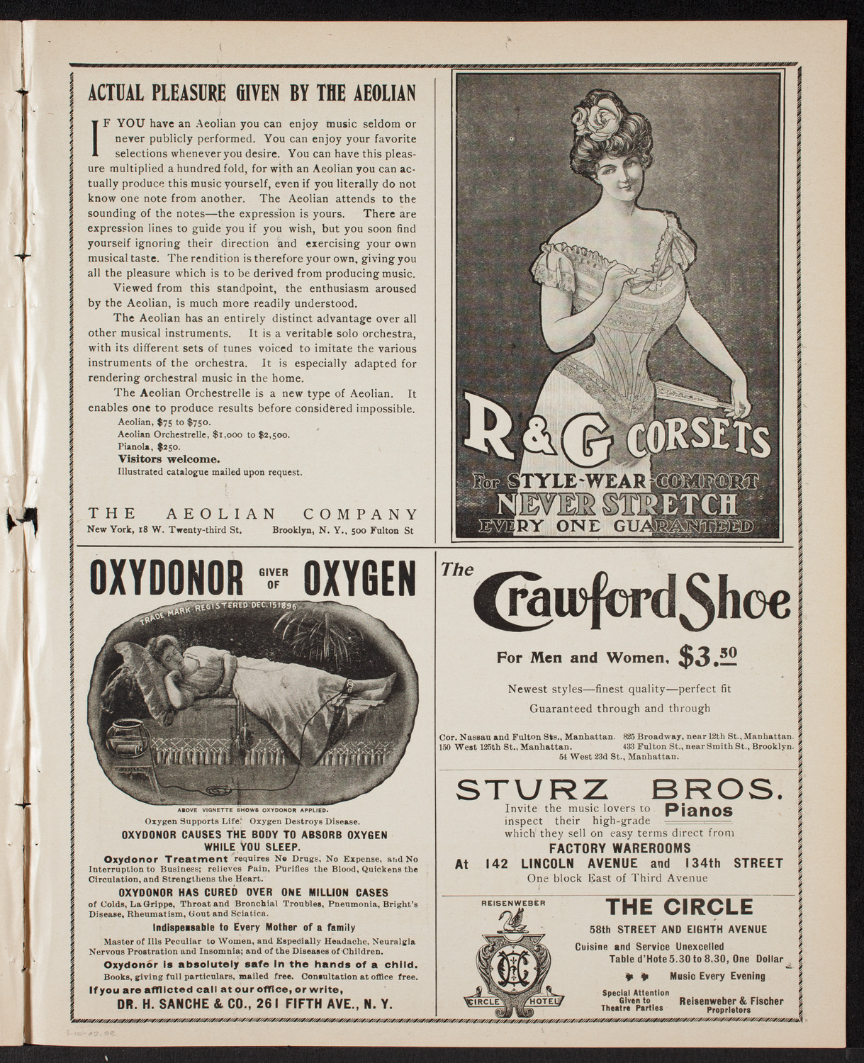 New York Philharmonic, March 15, 1902, program page 9