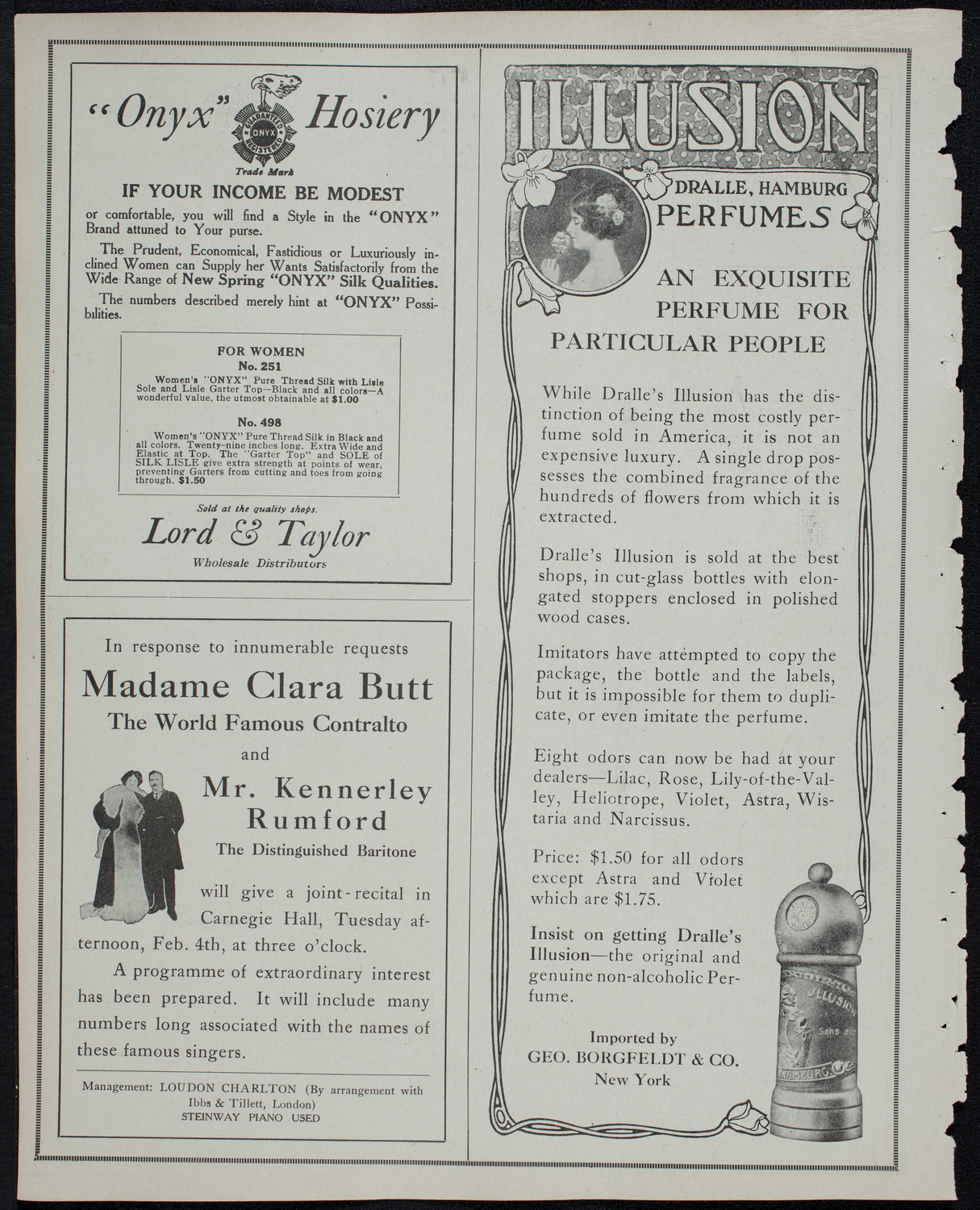 Motion Picture Lecture by Col. Charles J. "Buffalo" Jones, January 27, 1913, program page 8