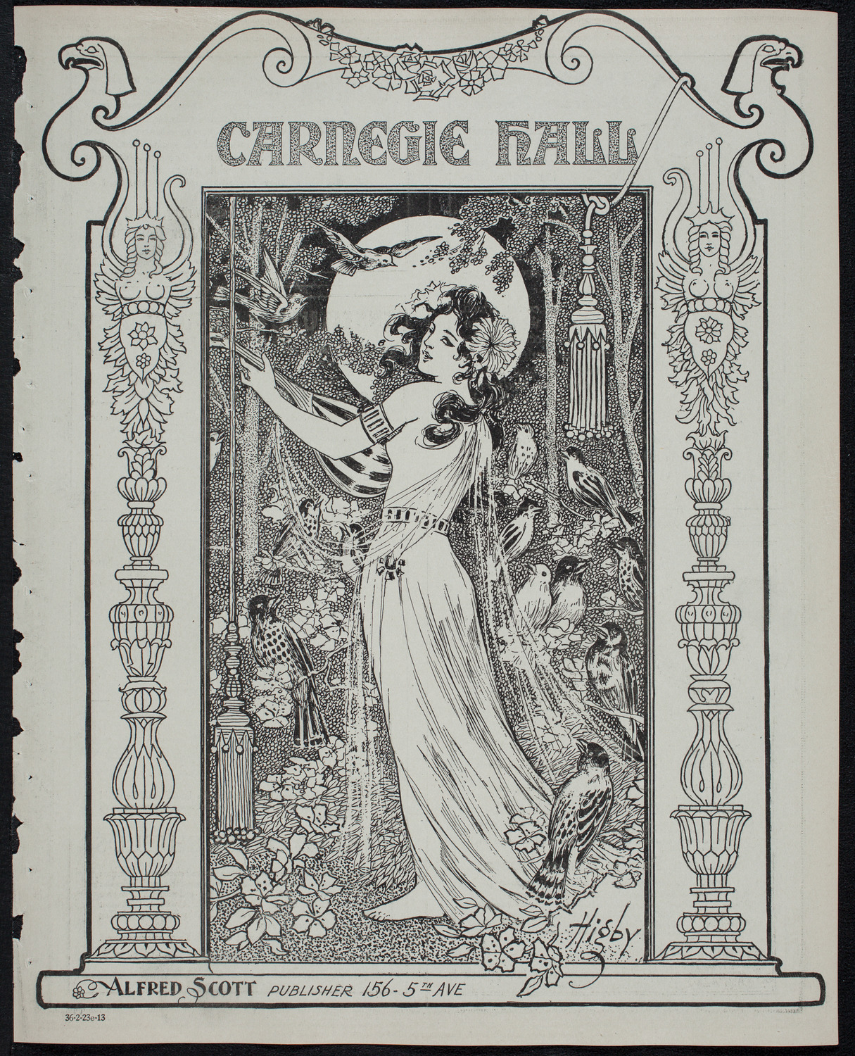 Burton Holmes Travelogue: Panama, February 23, 1913, program page 1