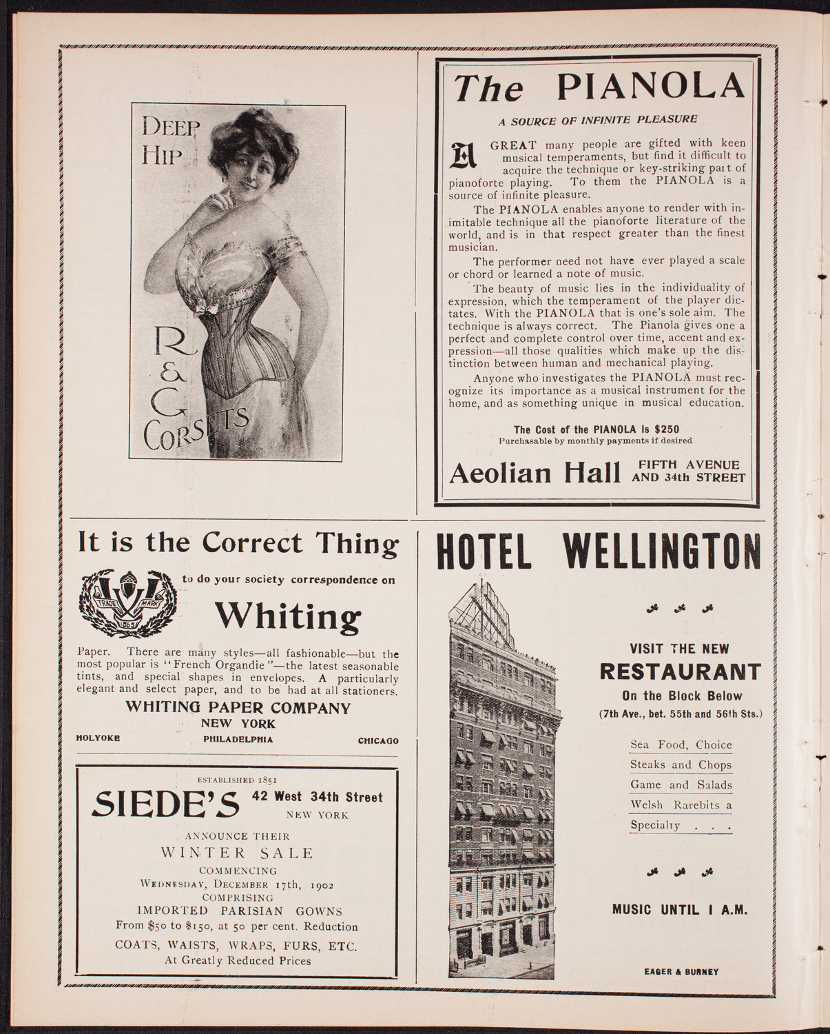 Symphony Concert for Young People, December 20, 1902, program page 6