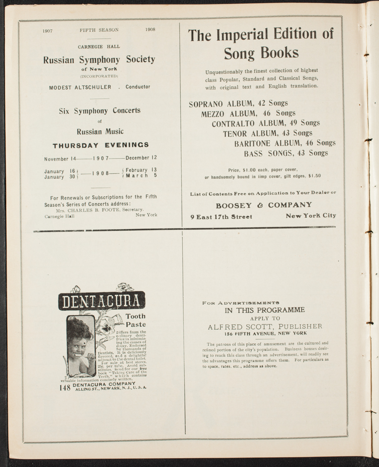 Graduation: College of St. Francis Xavier, June 17, 1907, program page 10