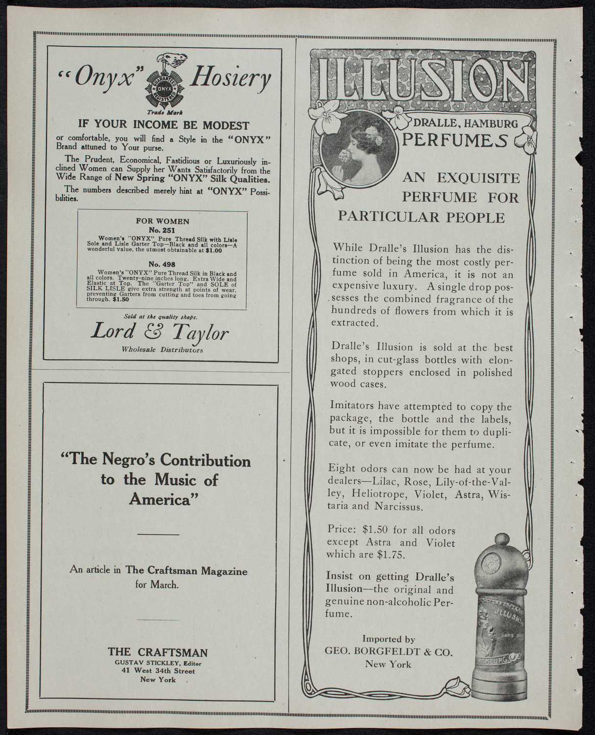 Clef Club Orchestra / Benefit: Music School Settlement for Colored People of the City of New York, February 12, 1913, program page 8