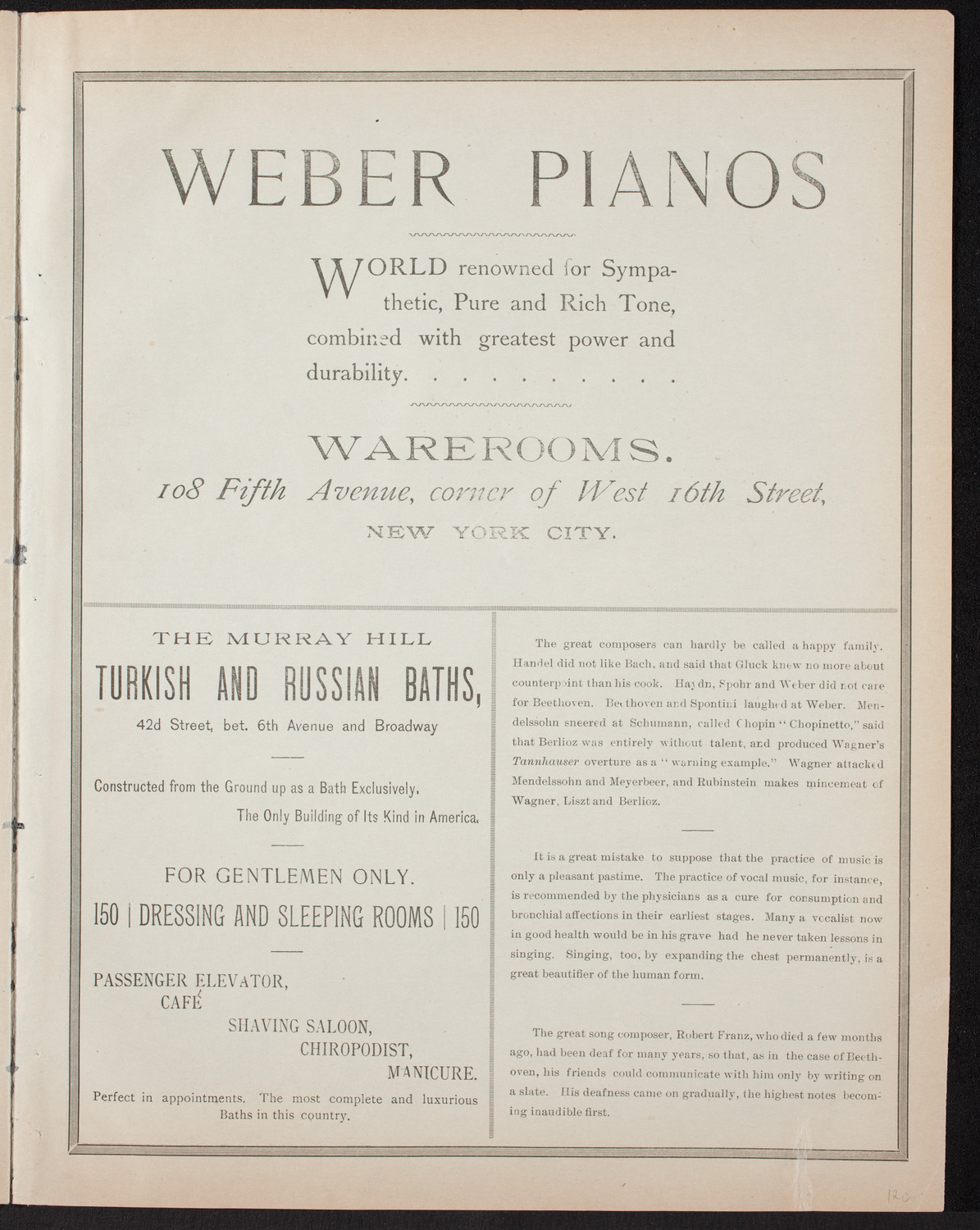 New York Symphony Orchestra, February 17, 1893, program page 7