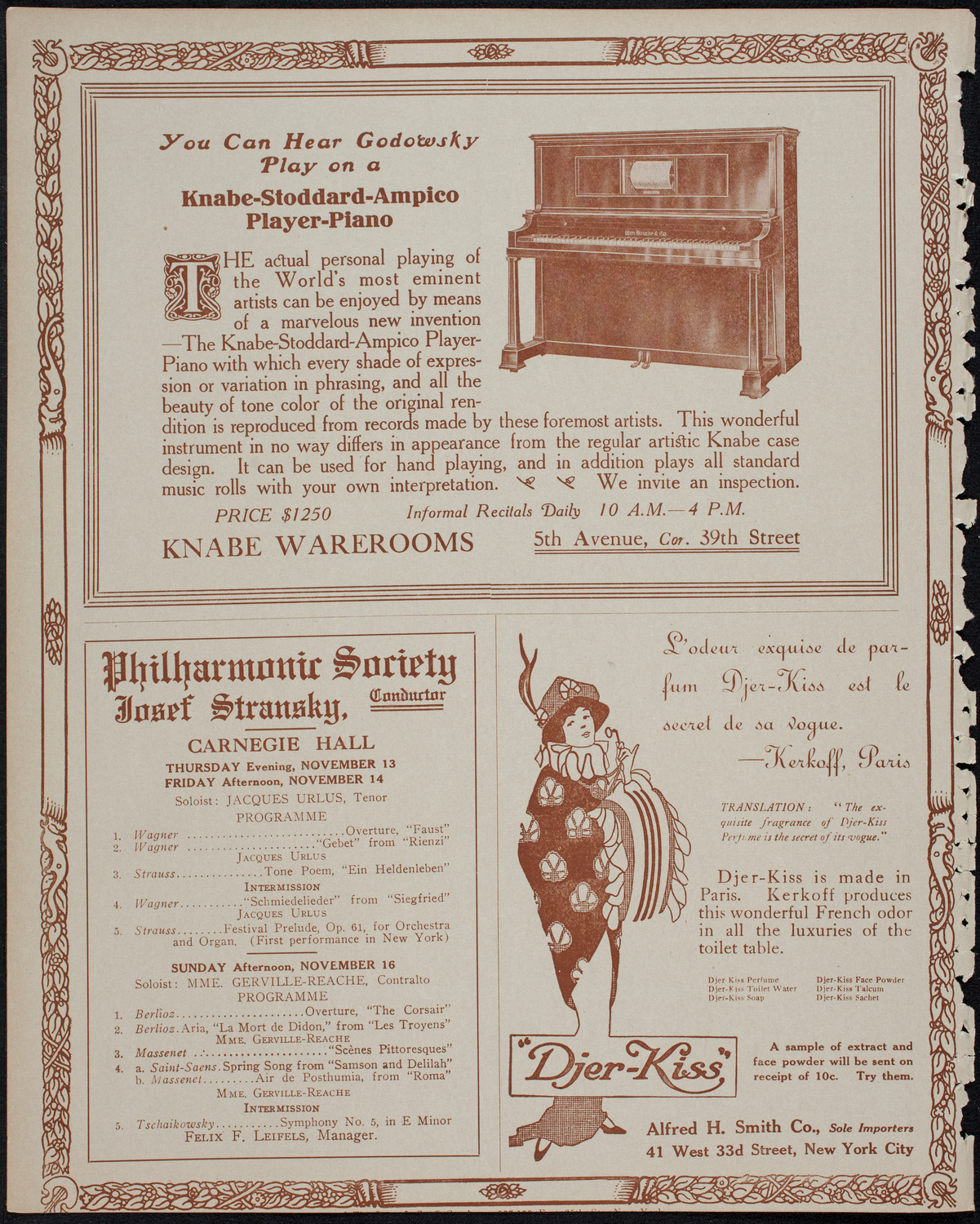 Elmendorf Lecture: Western India, November 9, 1913, program page 12