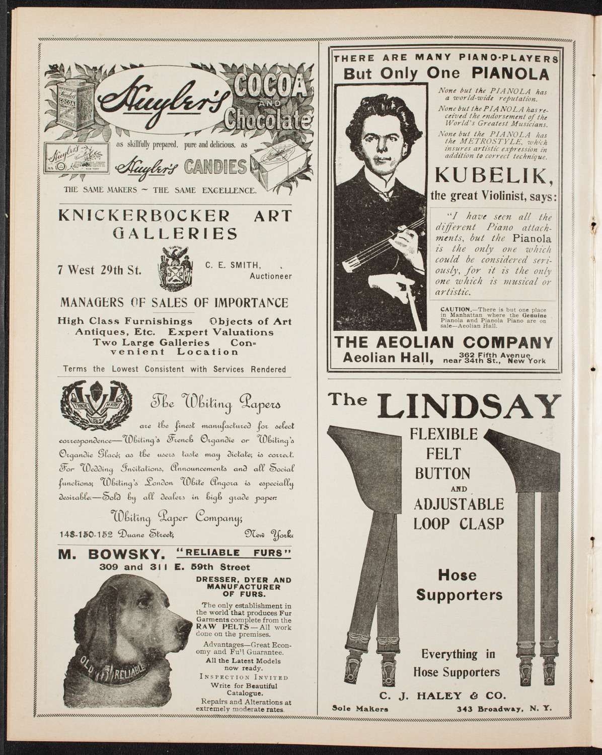 Graduation: General Society of Mechanics and Tradesman School Department, April 12, 1906, program page 6