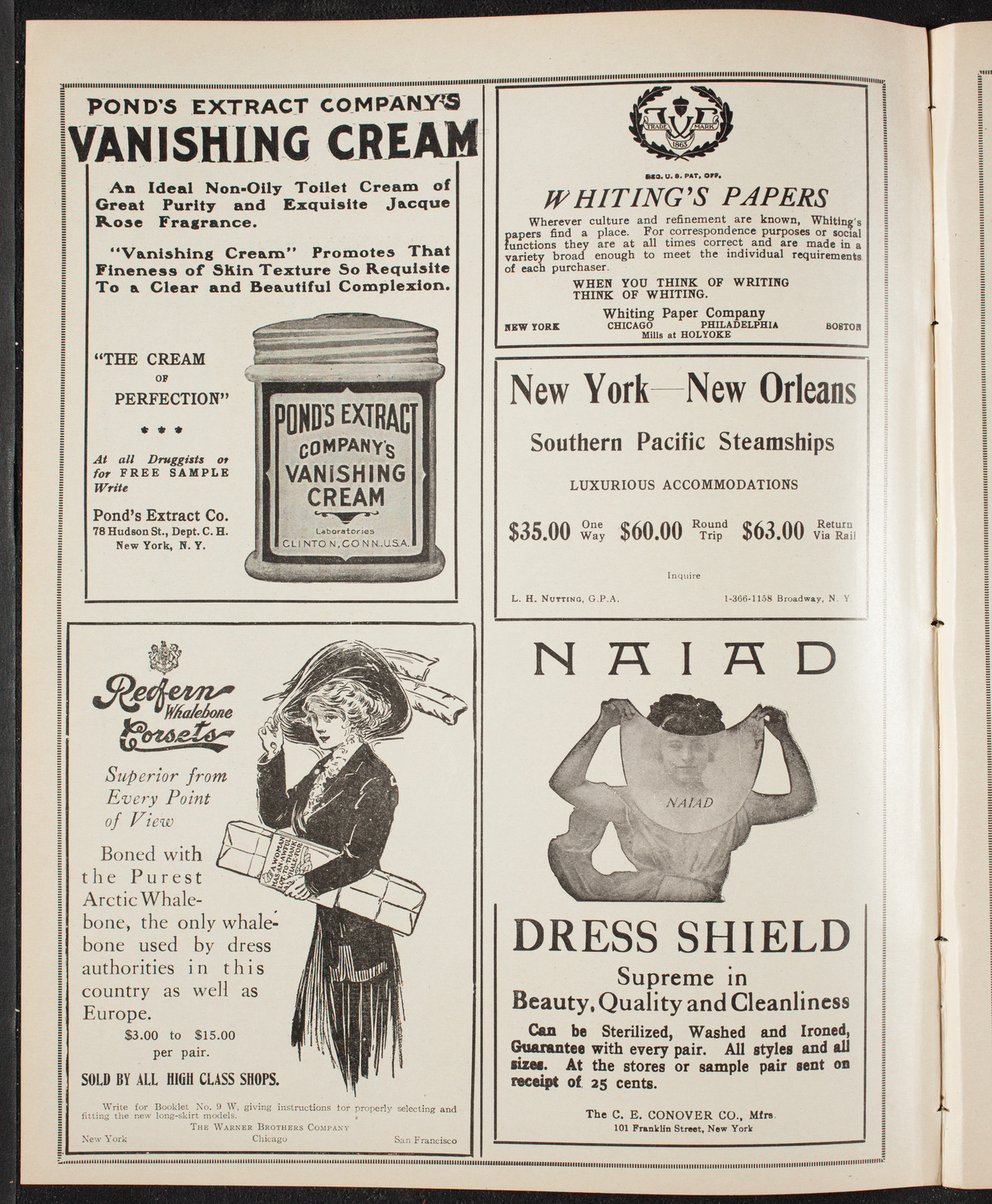 Newman's Illustrated Talks on Travel Topics, April 17, 1910, program page 2