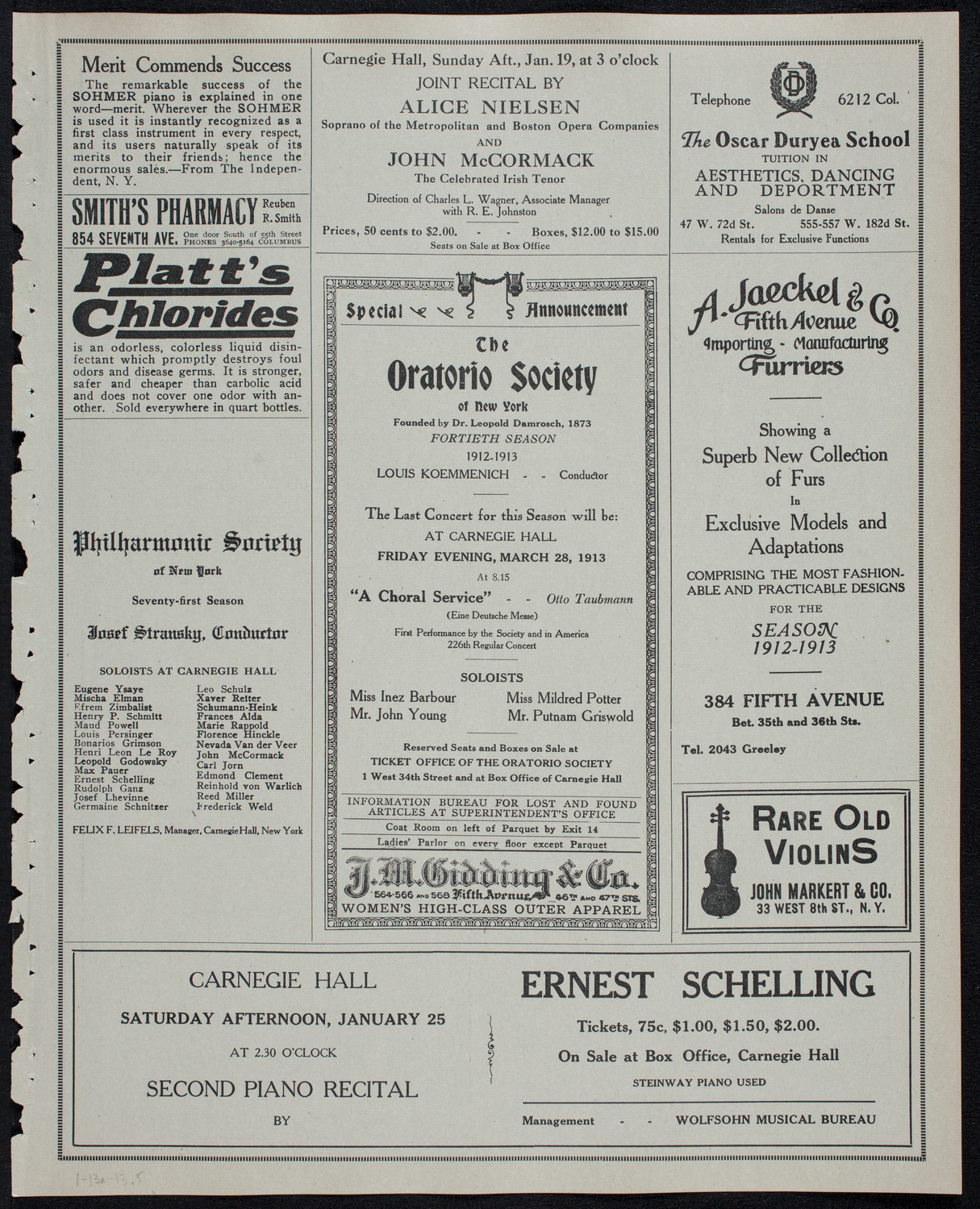 Burton Holmes Travelogue: The West Indies, January 13, 1913, program page 9