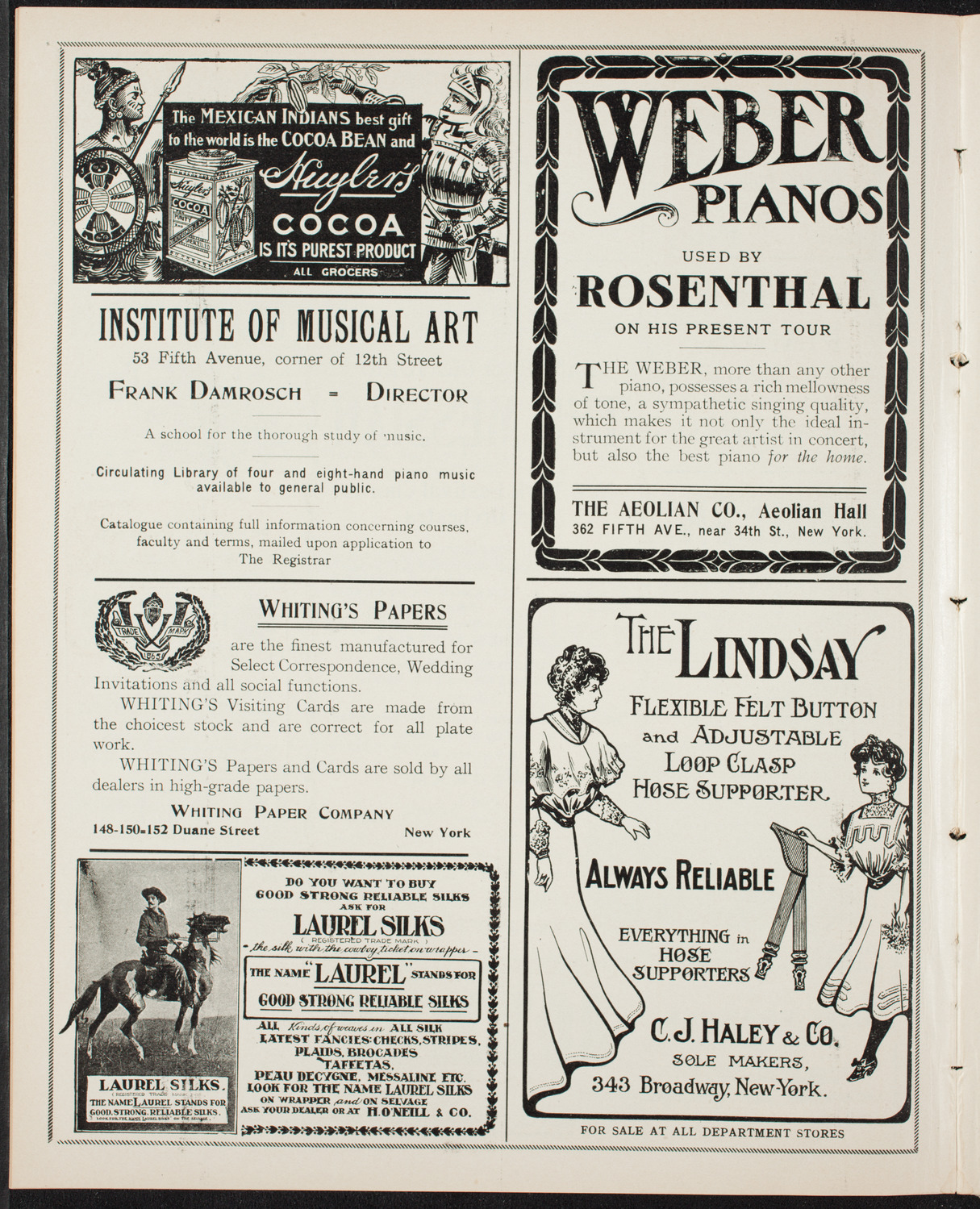 New York Festival Chorus and Orchestra, December 23, 1906, program page 6