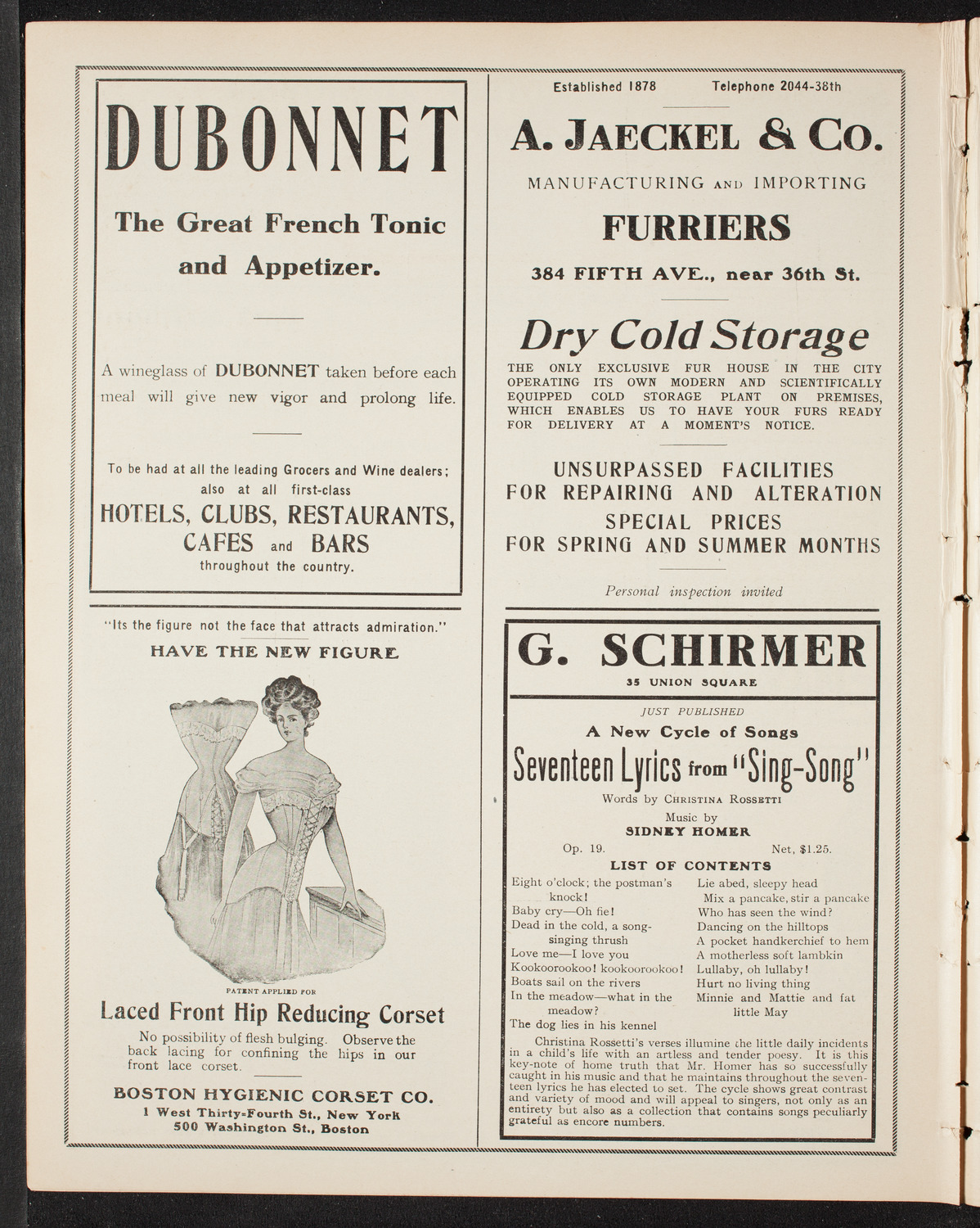 Christian Socialist Fellowship Conference, May 31, 1908, program page 8