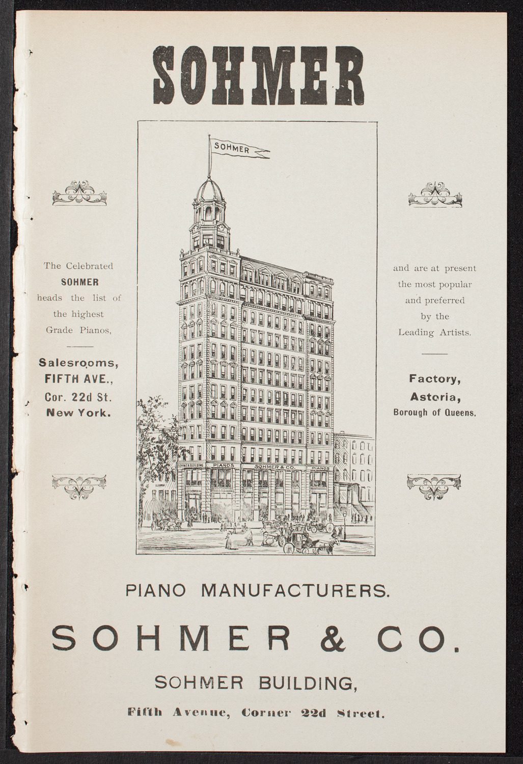 Pupils of Carl Hauser, May 9, 1903, program page 1