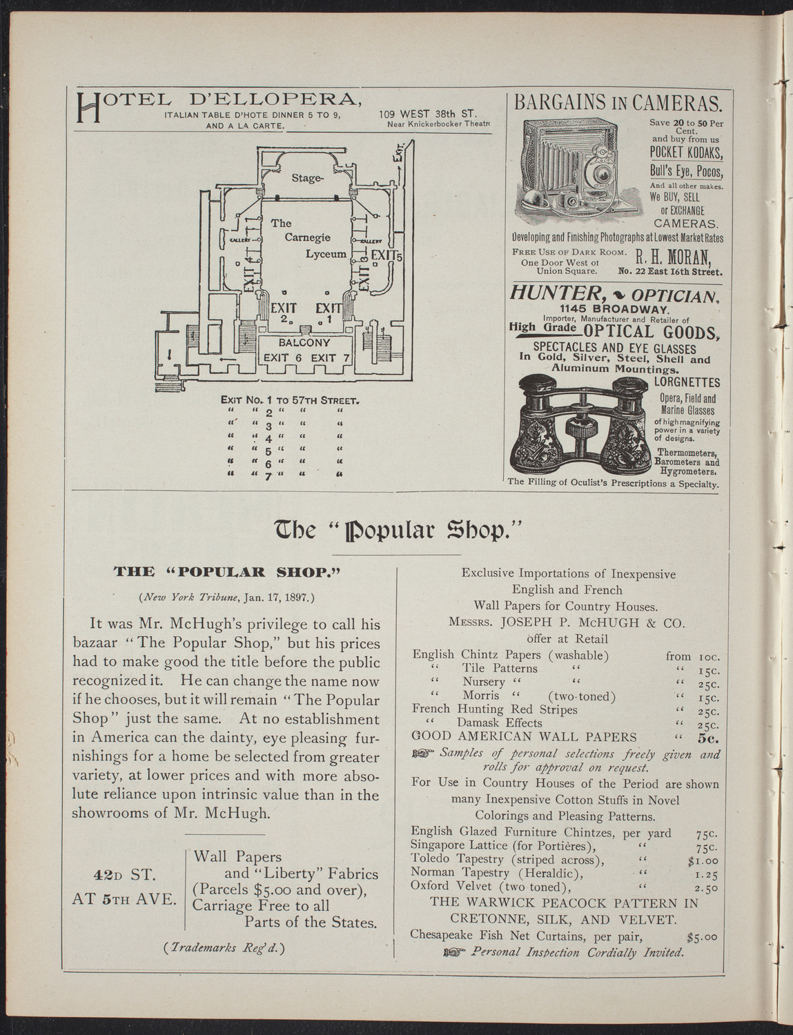 An Evening with Queen Stella, May 12, 1897, program page 6