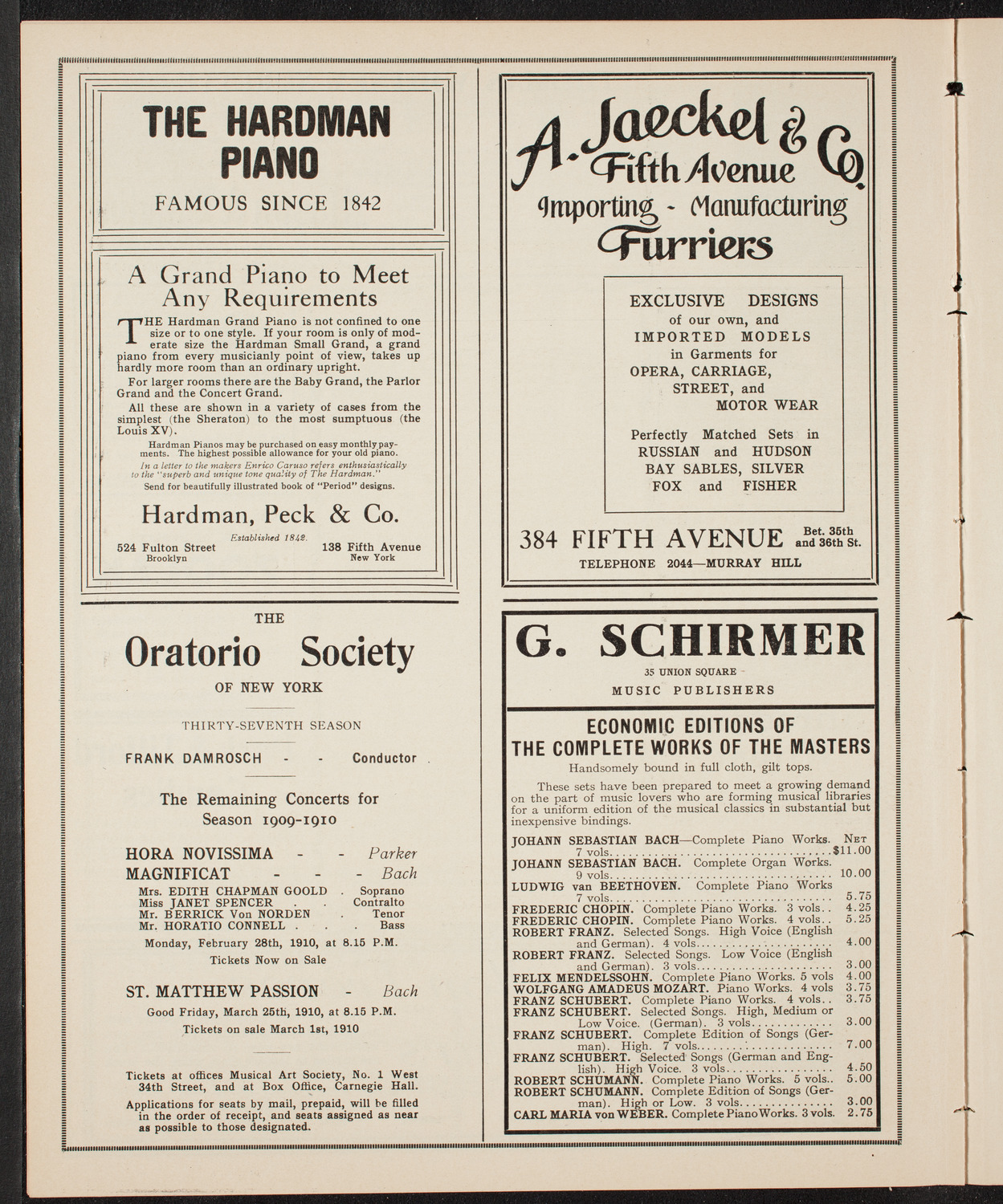 Burton Holmes Travelogue: Ceylon, January 16, 1910, program page 8