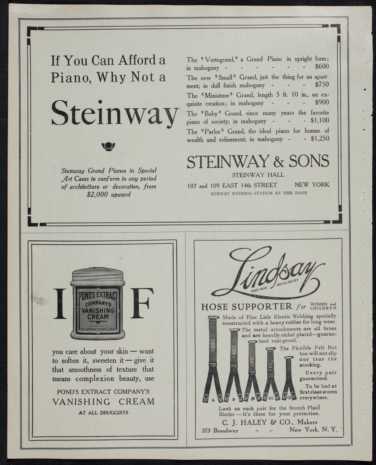 Marcella Sembrich, Soprano, January 2, 1913, program page 4