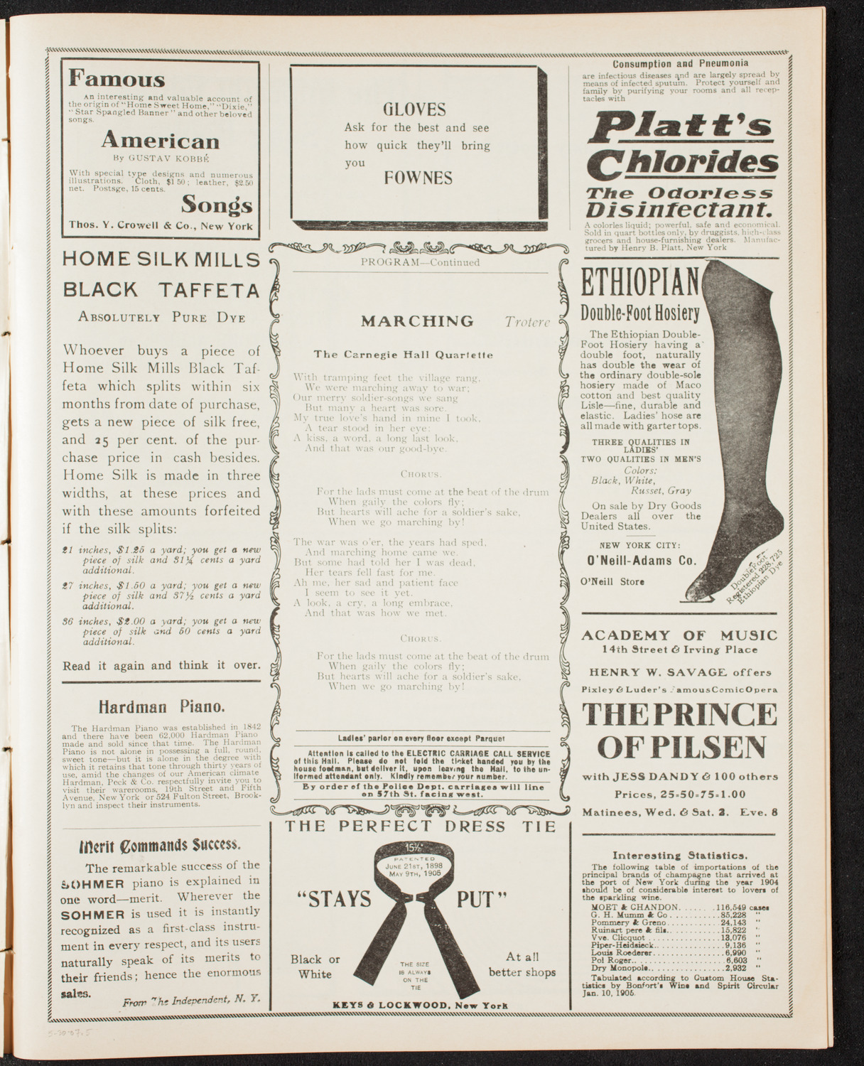 Grand Army of the Republic Memorial Day Exercises, May 30, 1907, program page 9