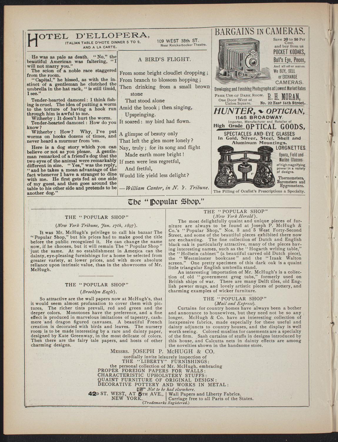 Benefit: House of the Holy Comforter (Free Home for Incurables), February 6, 1897, program page 6