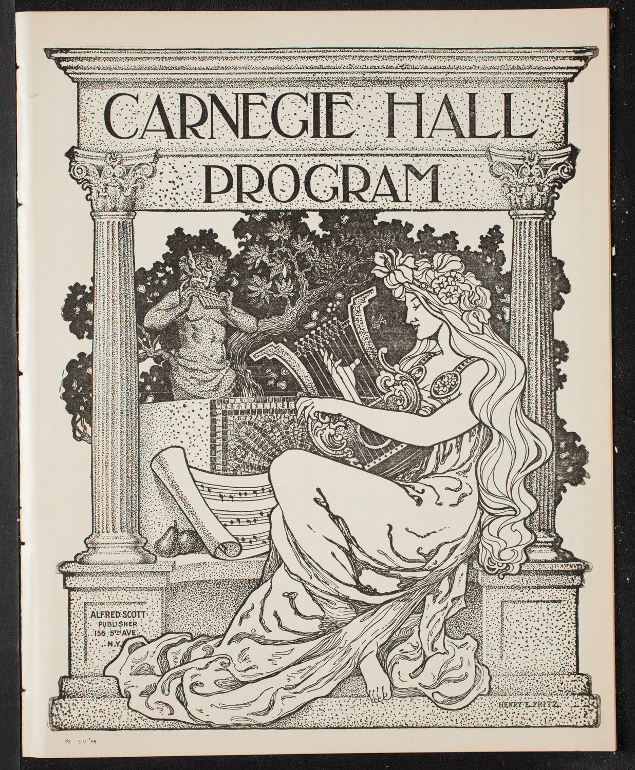 Musical Art Society of New York, March 9, 1905, program page 1