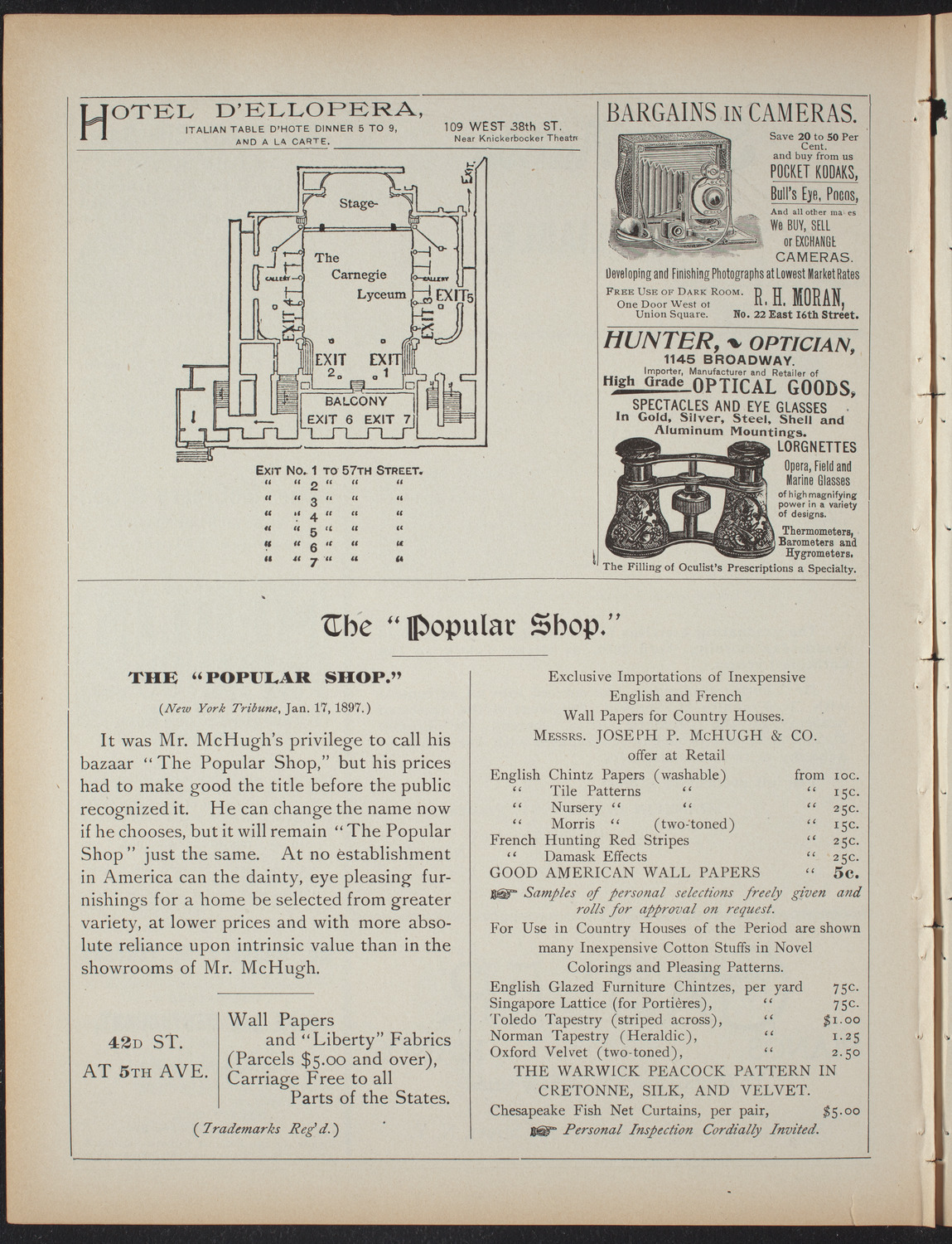 American Academy of Dramatic Arts, April 26, 1897, program page 6