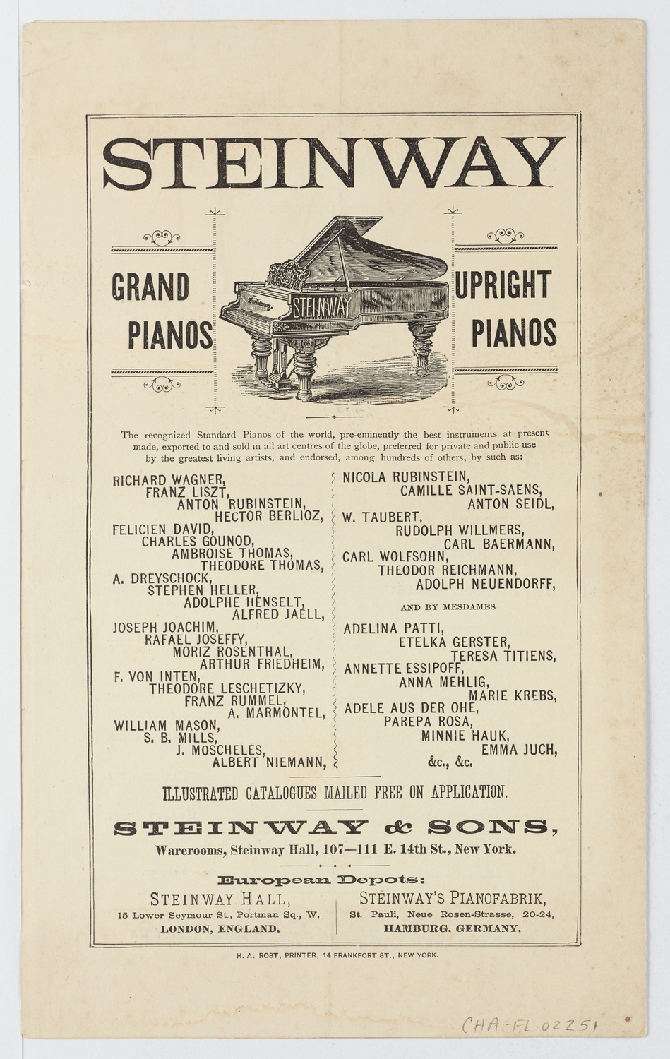 Ignacy Jan Paderewski, December 19, 1891