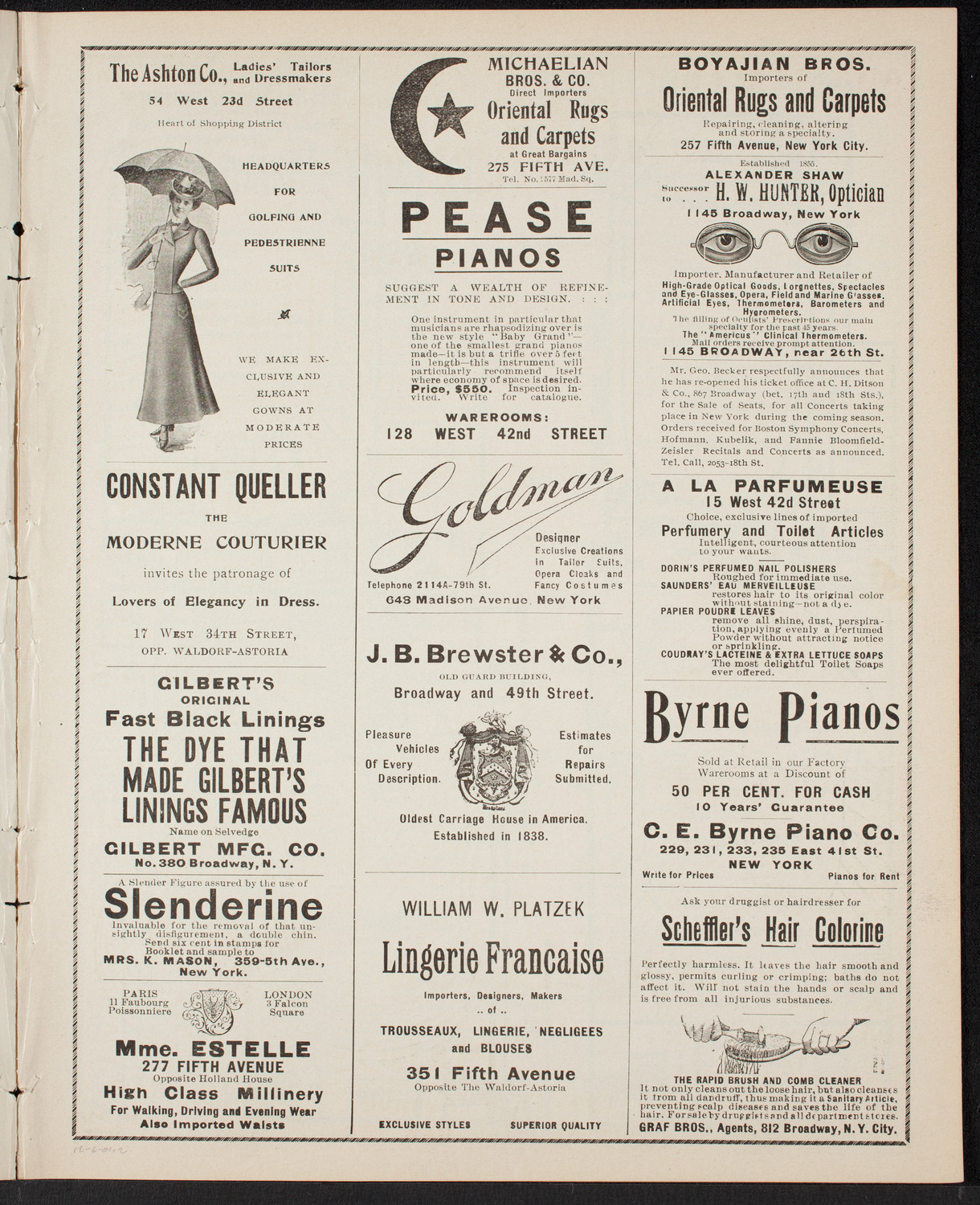 New York Philharmonic, December 6, 1901, program page 3