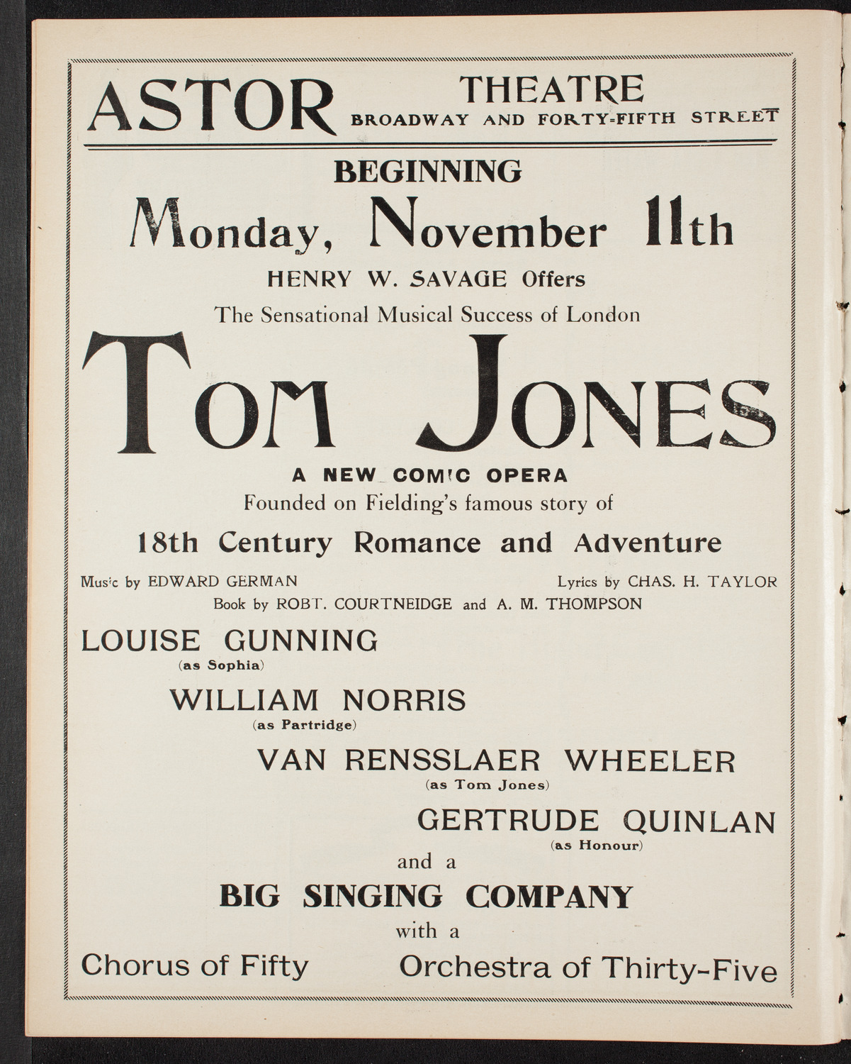 New York College of Music and New York German Conservatory of Music Faculty Concert with Orchestra, November 3, 1907, program page 10