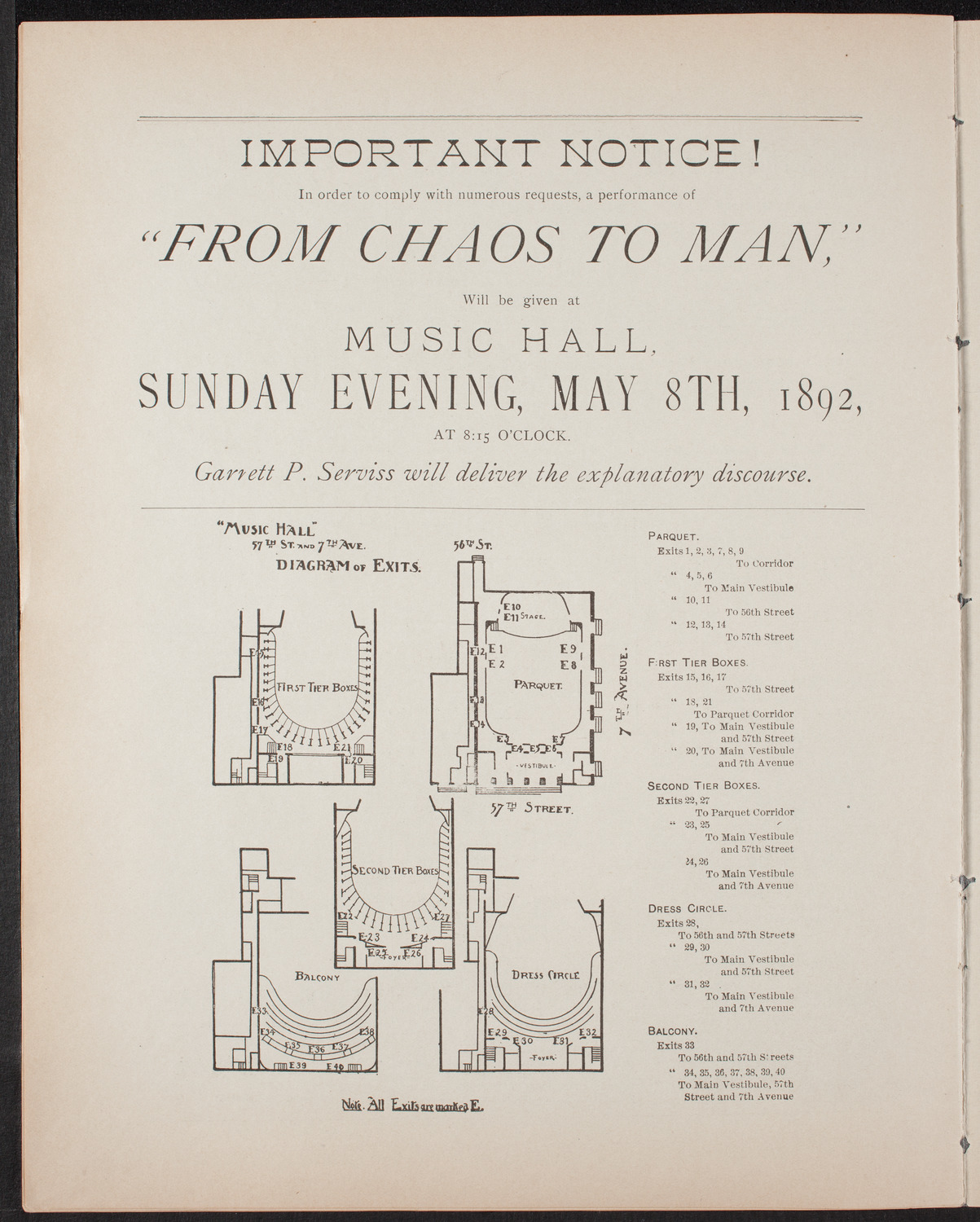 New York Symphony Orchestra: Handel Festival, April 29, 1892, program page 10
