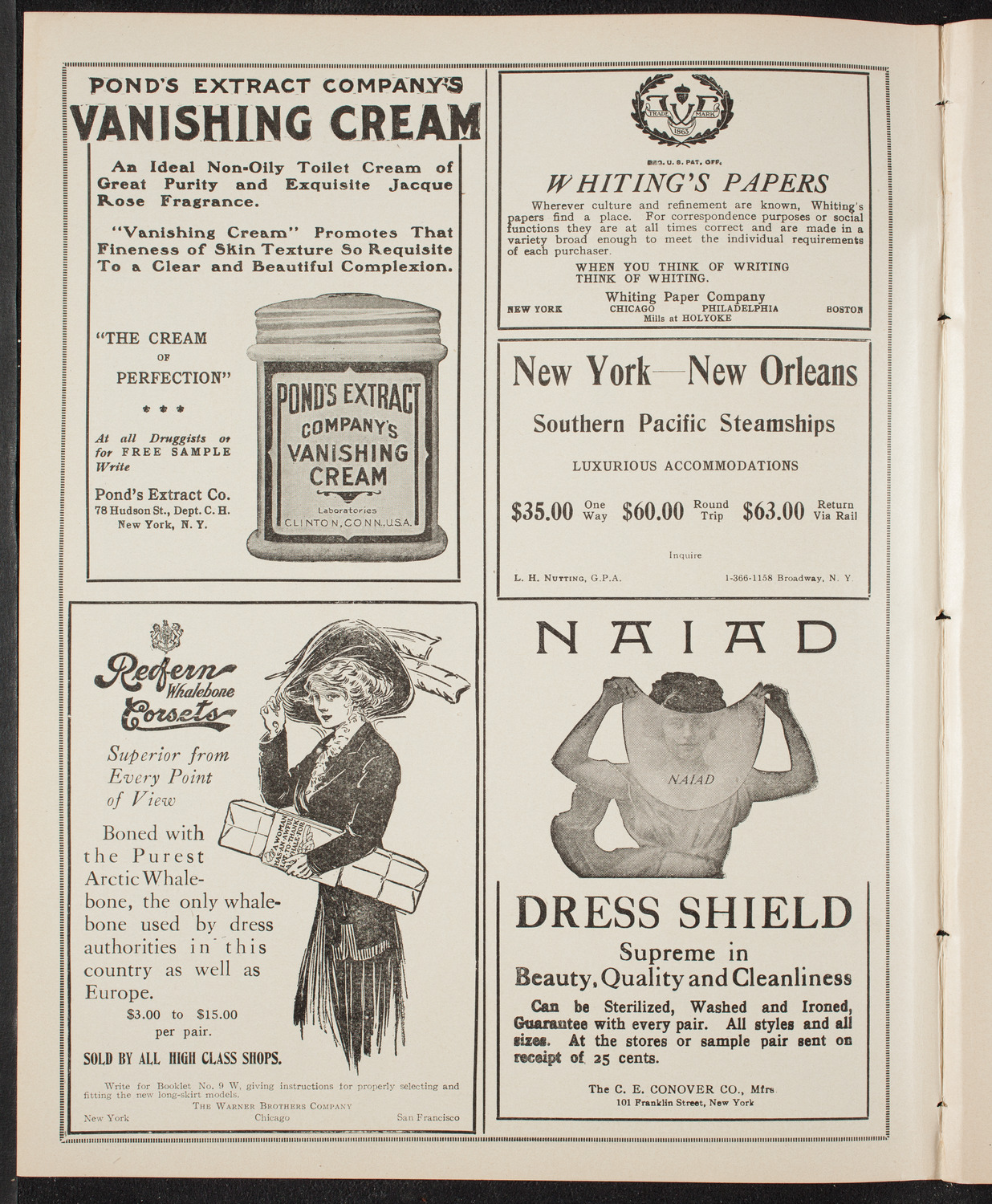 Ludwig Wüllner, Baritone, April 12, 1910, program page 2