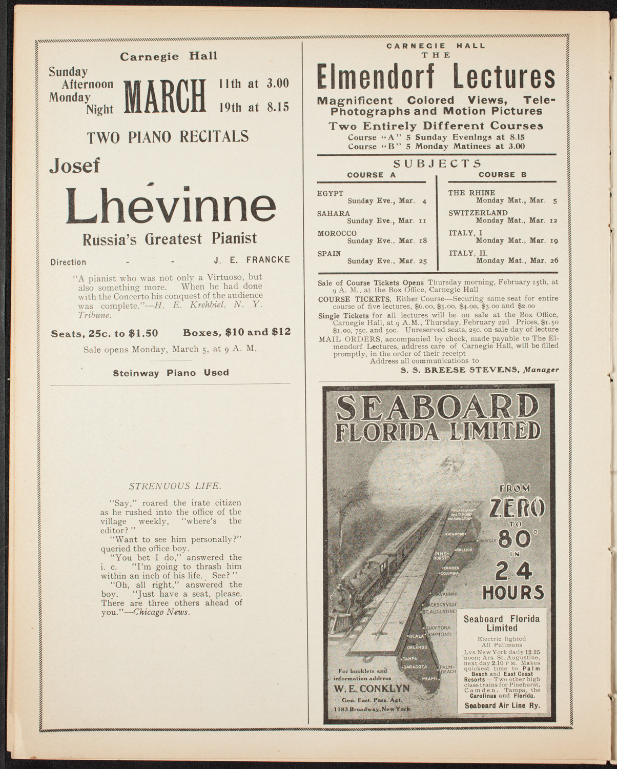 Musurgia, February 27, 1906, program page 10