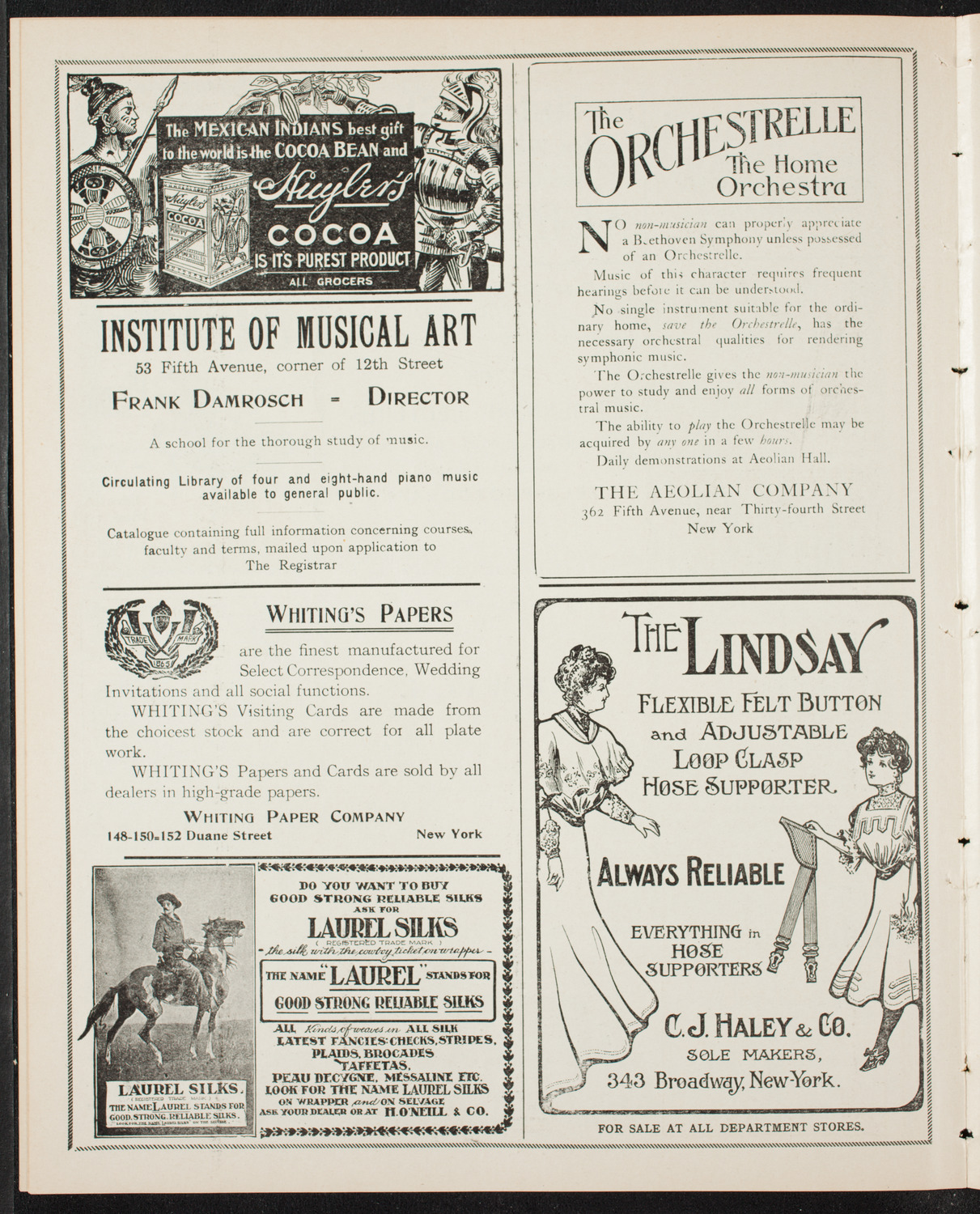 Elmendorf Lecture: Norway, February 28, 1907, program page 6
