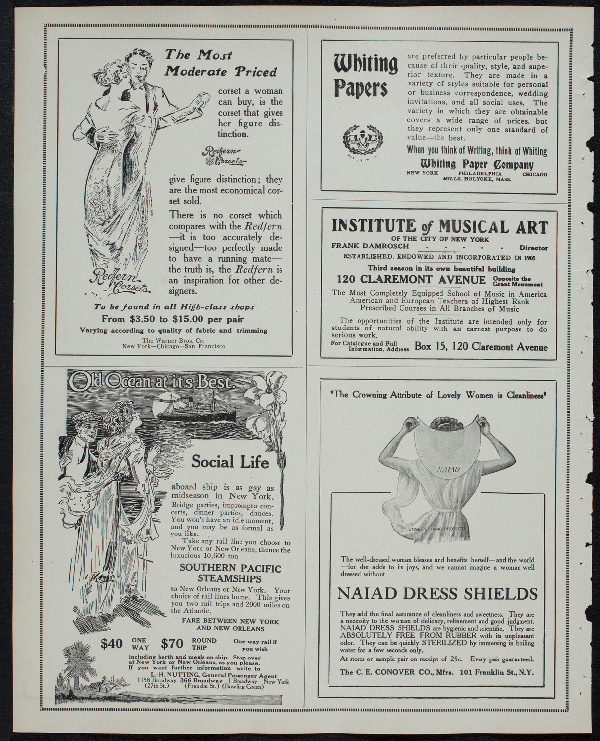 New York Philharmonic, February 27, 1913, program page 2