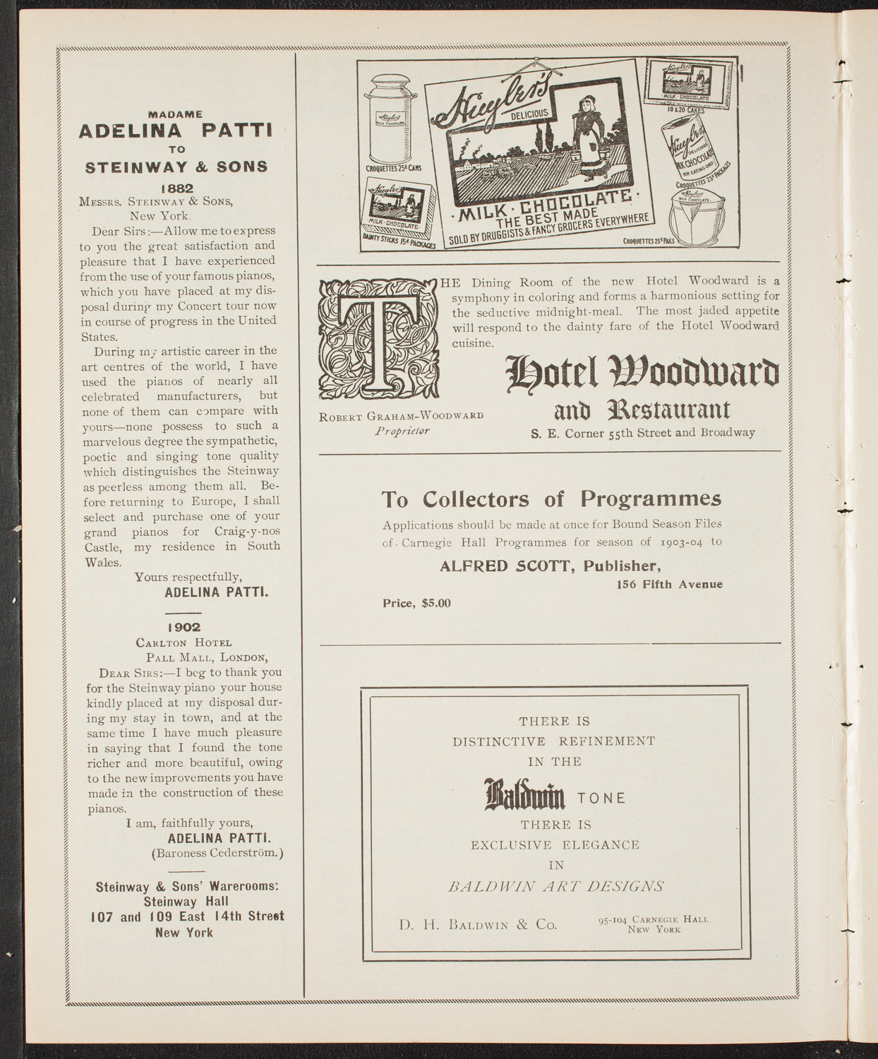Lund University Swedish Student Chorus, June 19, 1904, program page 4