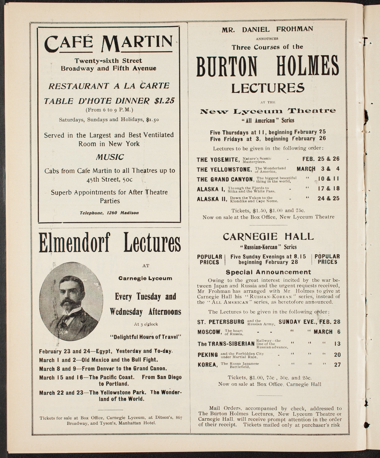 People's Choral Union, February 22, 1904, program page 10