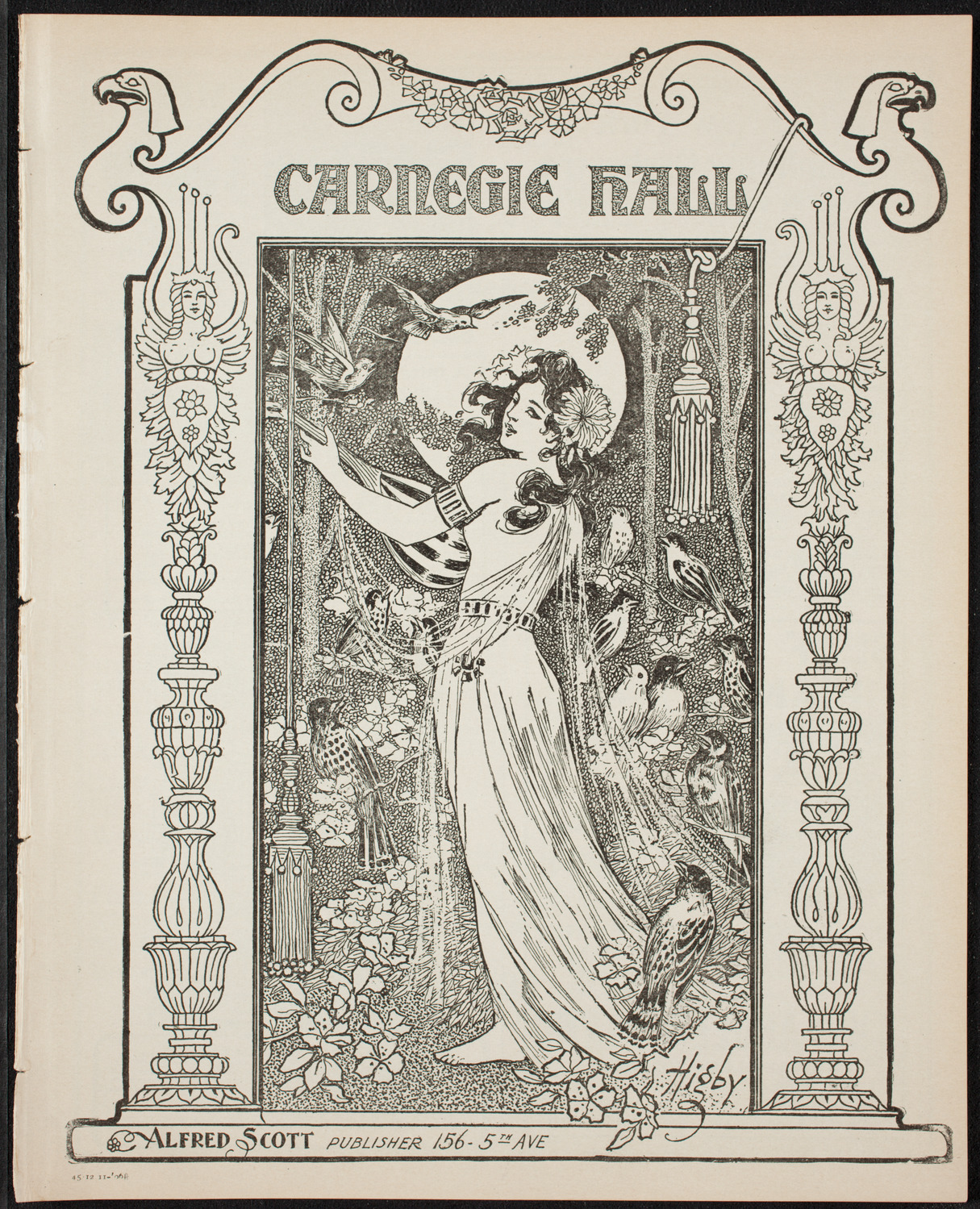 Johanna Gadski, Soprano, December 11, 1906, program page 1