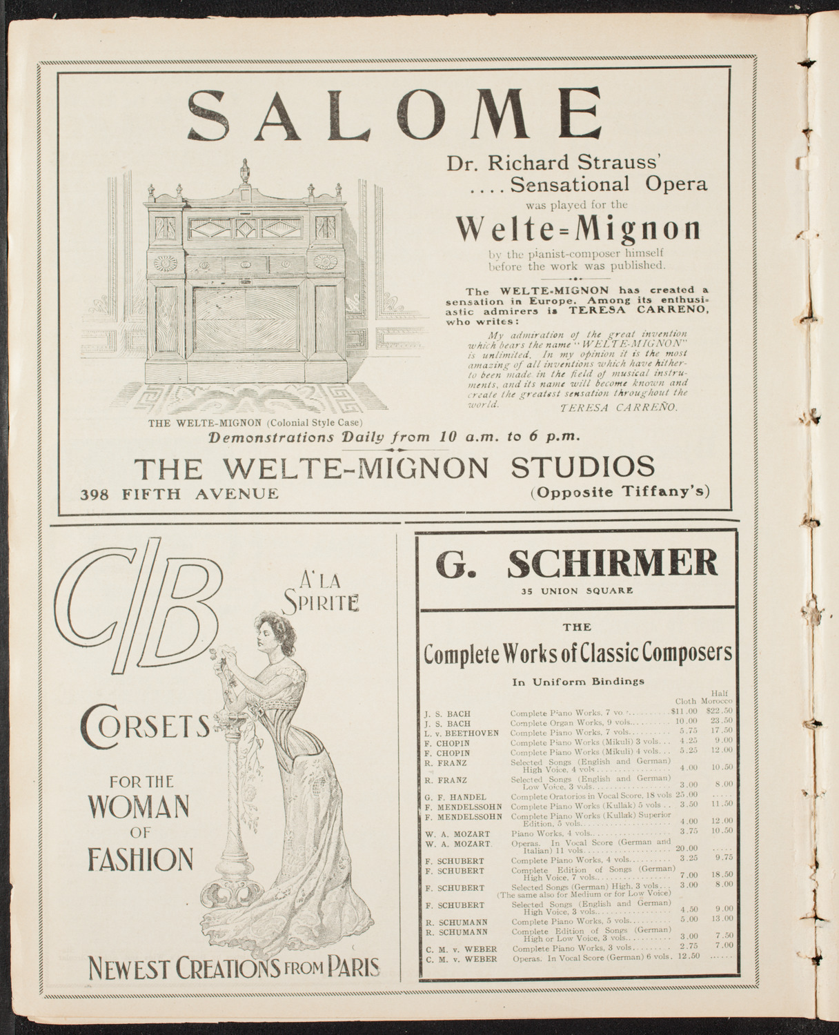 Graduation: Normal College, June 20, 1907, program page 8