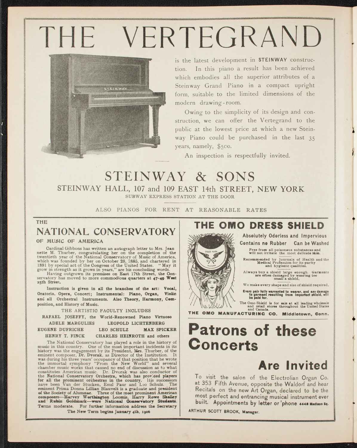 Graduation: New York Law School, June 14, 1906, program page 4