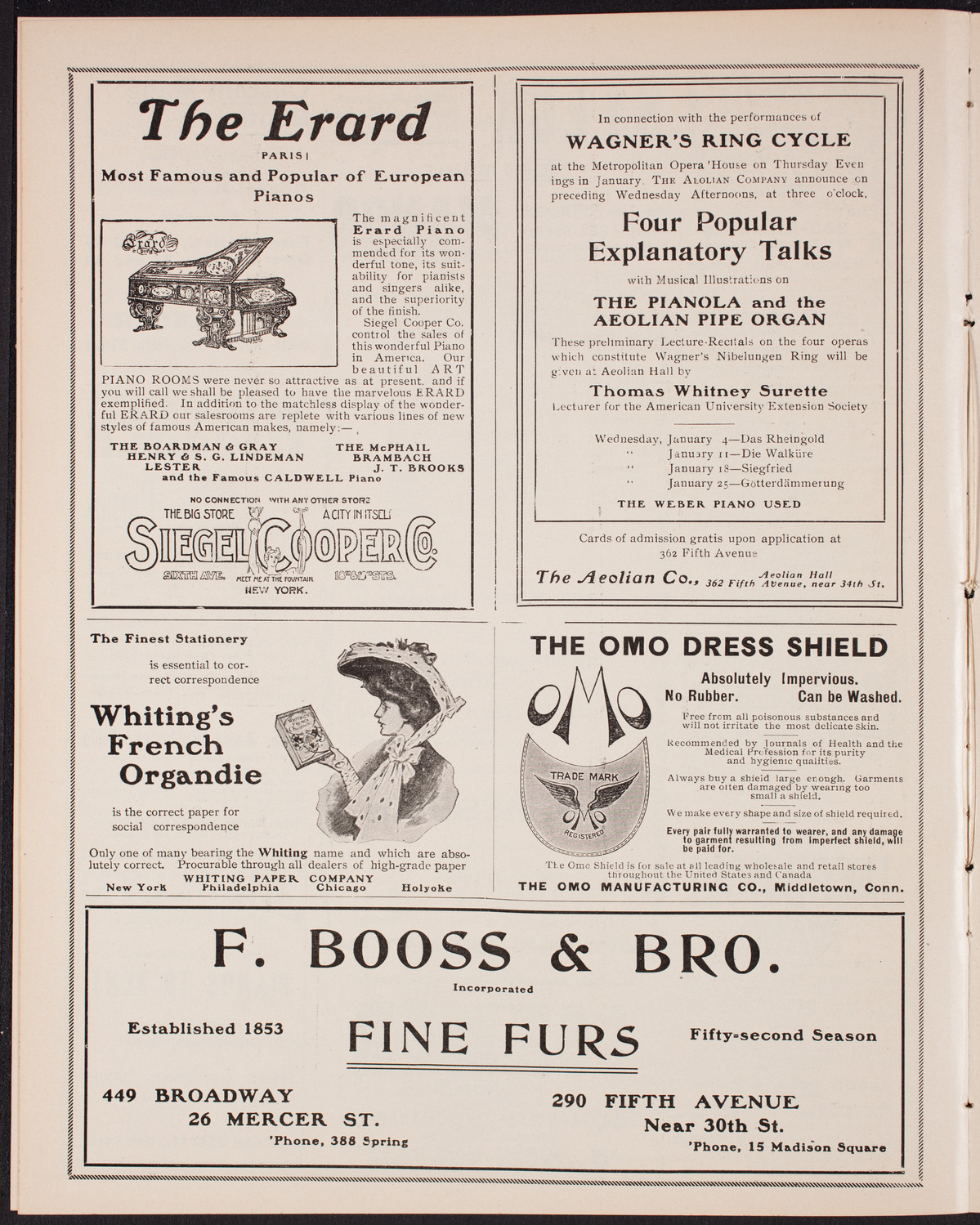 Oratorio Society of New York, December 30, 1904, program page 6
