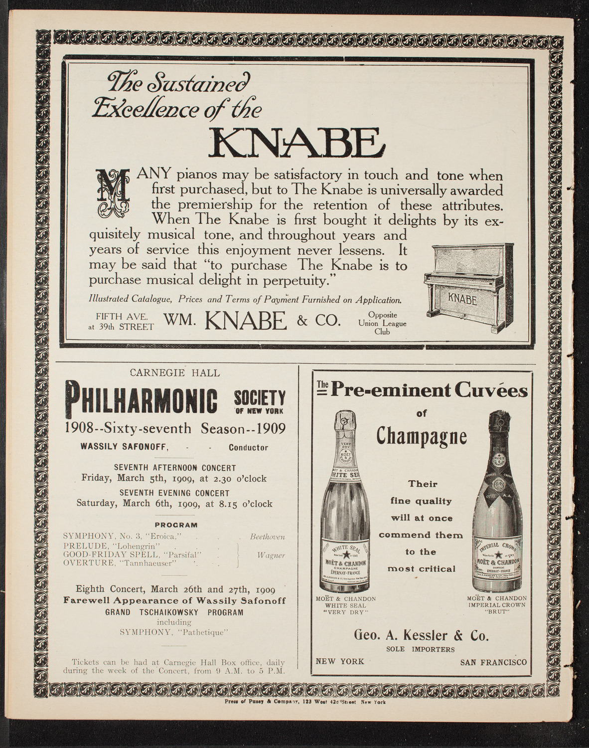 Tribute: Abraham Lincoln, February 12, 1909, program page 12