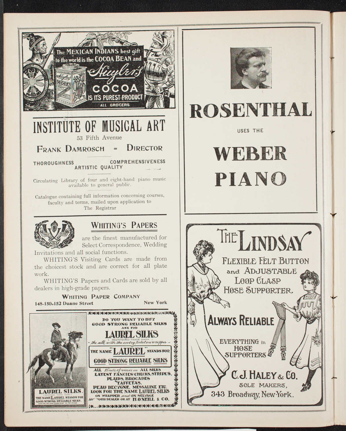 Boston Symphony Orchestra, November 10, 1906, program page 6