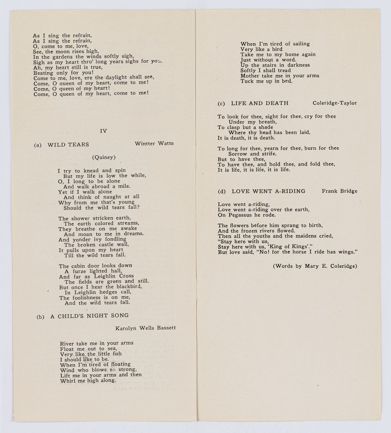 Sigrid Onegin, November 17, 1923