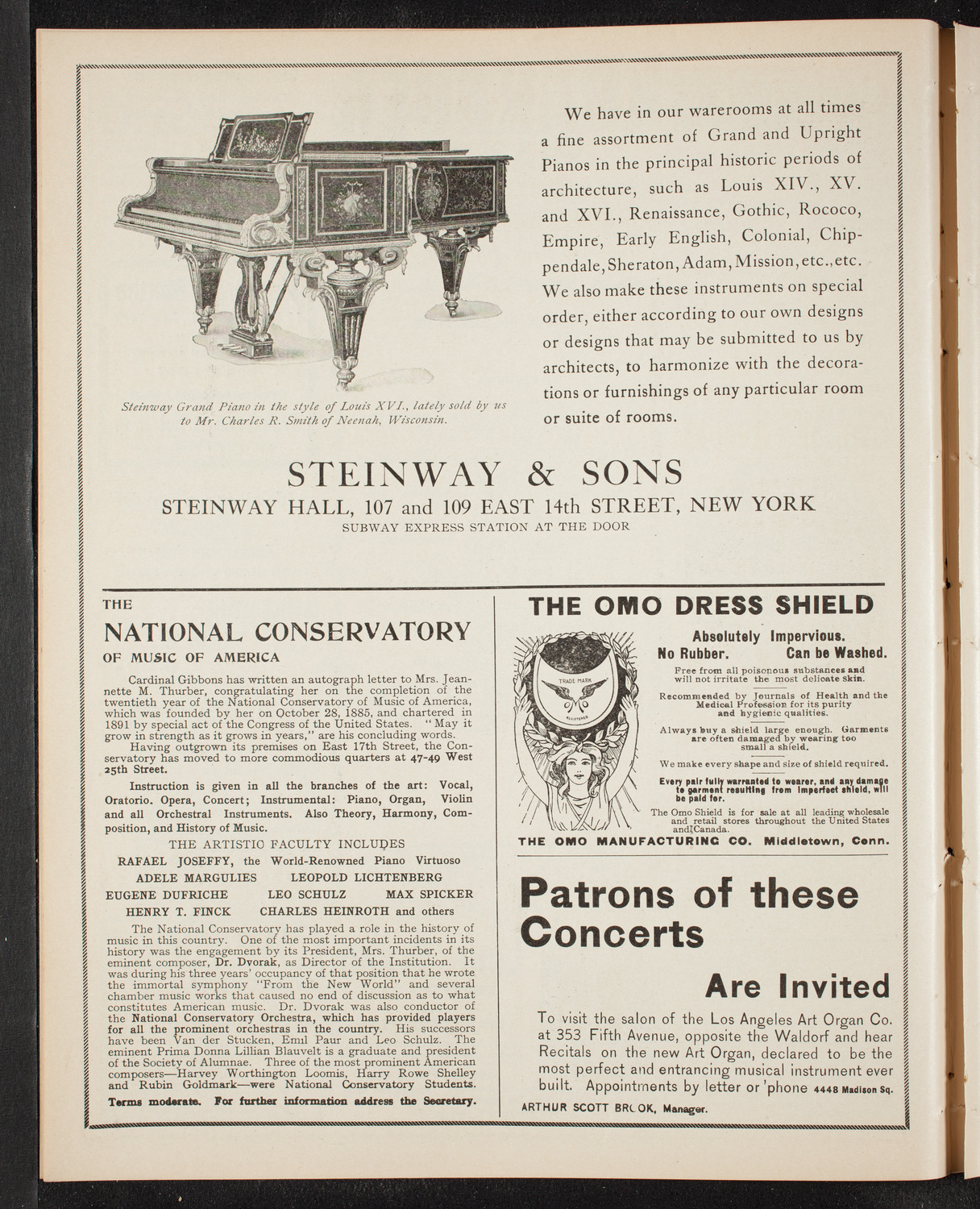 Musurgia of New York, December 6, 1905, program page 4