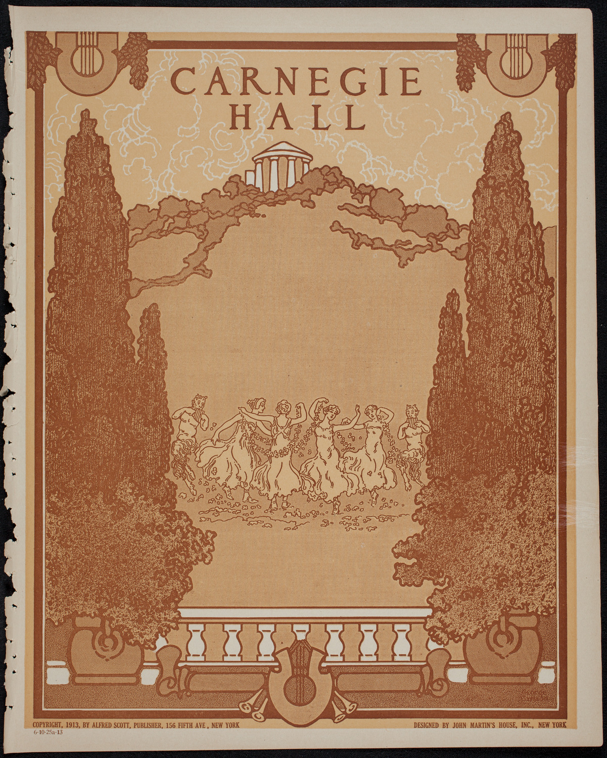 Geraldine Farrar, Soprano, October 25, 1913, program page 1