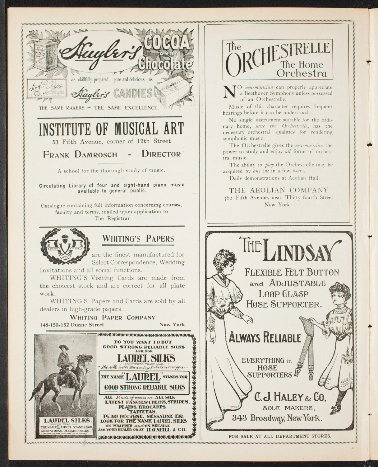 Boston Symphony Orchestra, March 23, 1907, program page 6