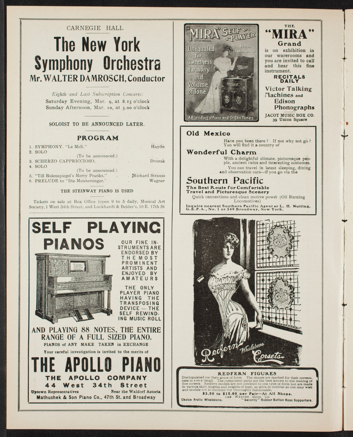 Volpe Symphony Society of New York, February 10, 1907, program page 2