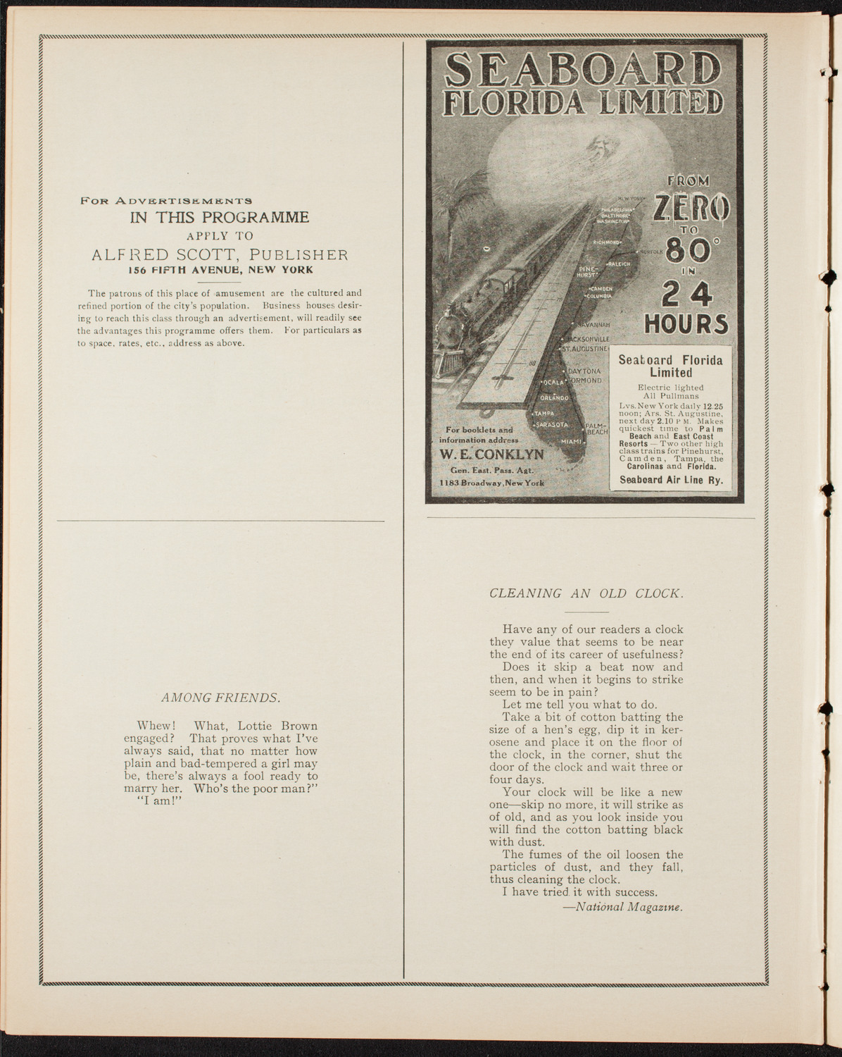 Lecture by Burr McIntosh, May 13, 1906, program page 10
