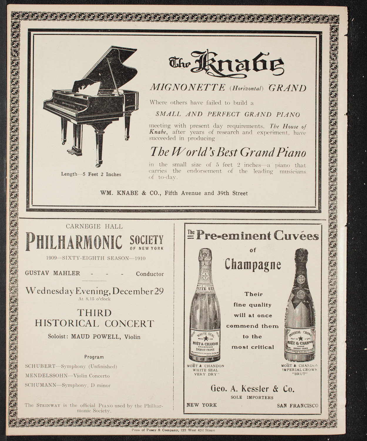 Elmendorf Lecture: Norway: The Land of the Midnight Sun, December 19, 1909, program page 12